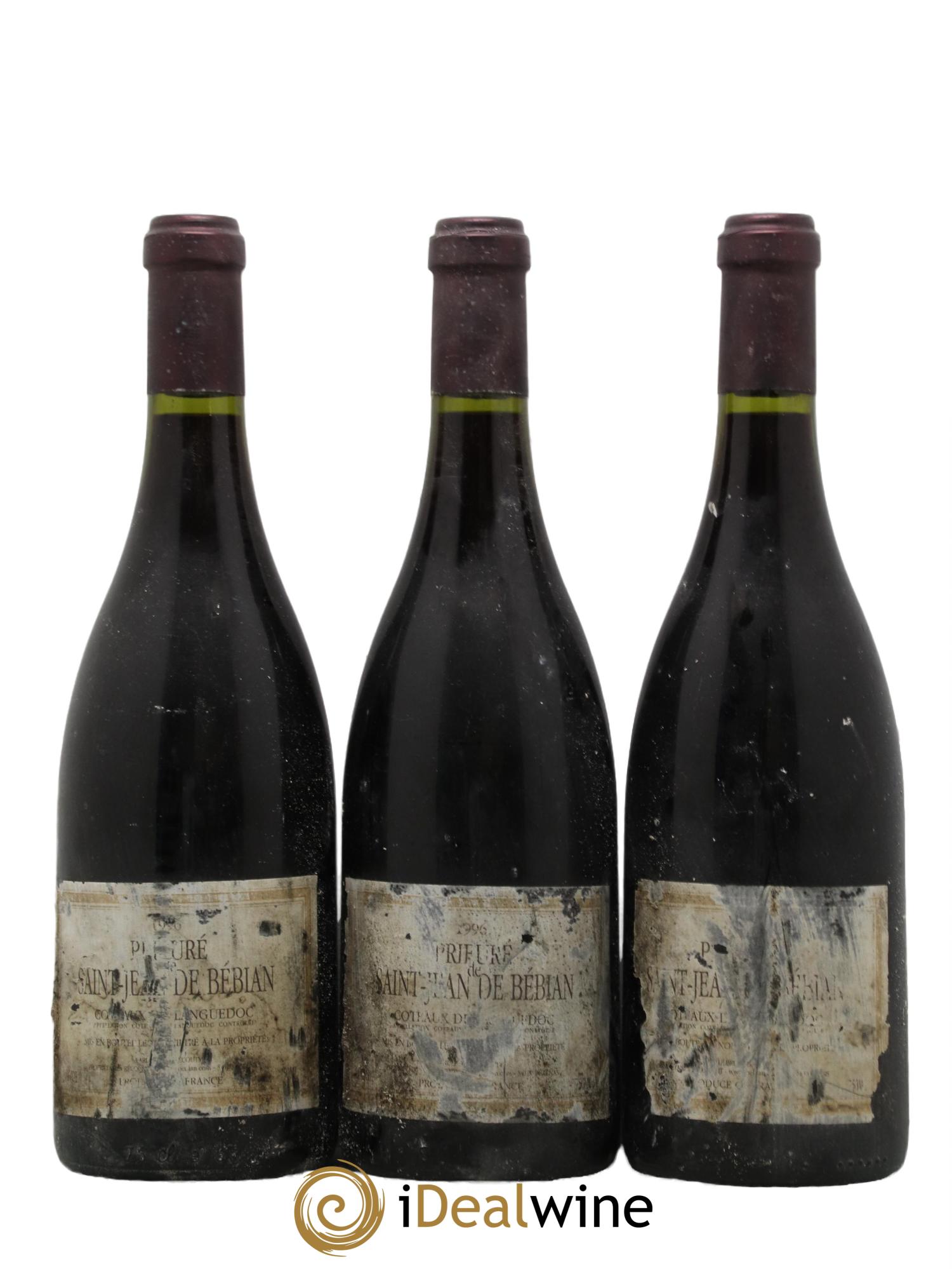 Languedoc Prieuré St-Jean de Bébian 1996 - Lot de 3 bouteilles - 0