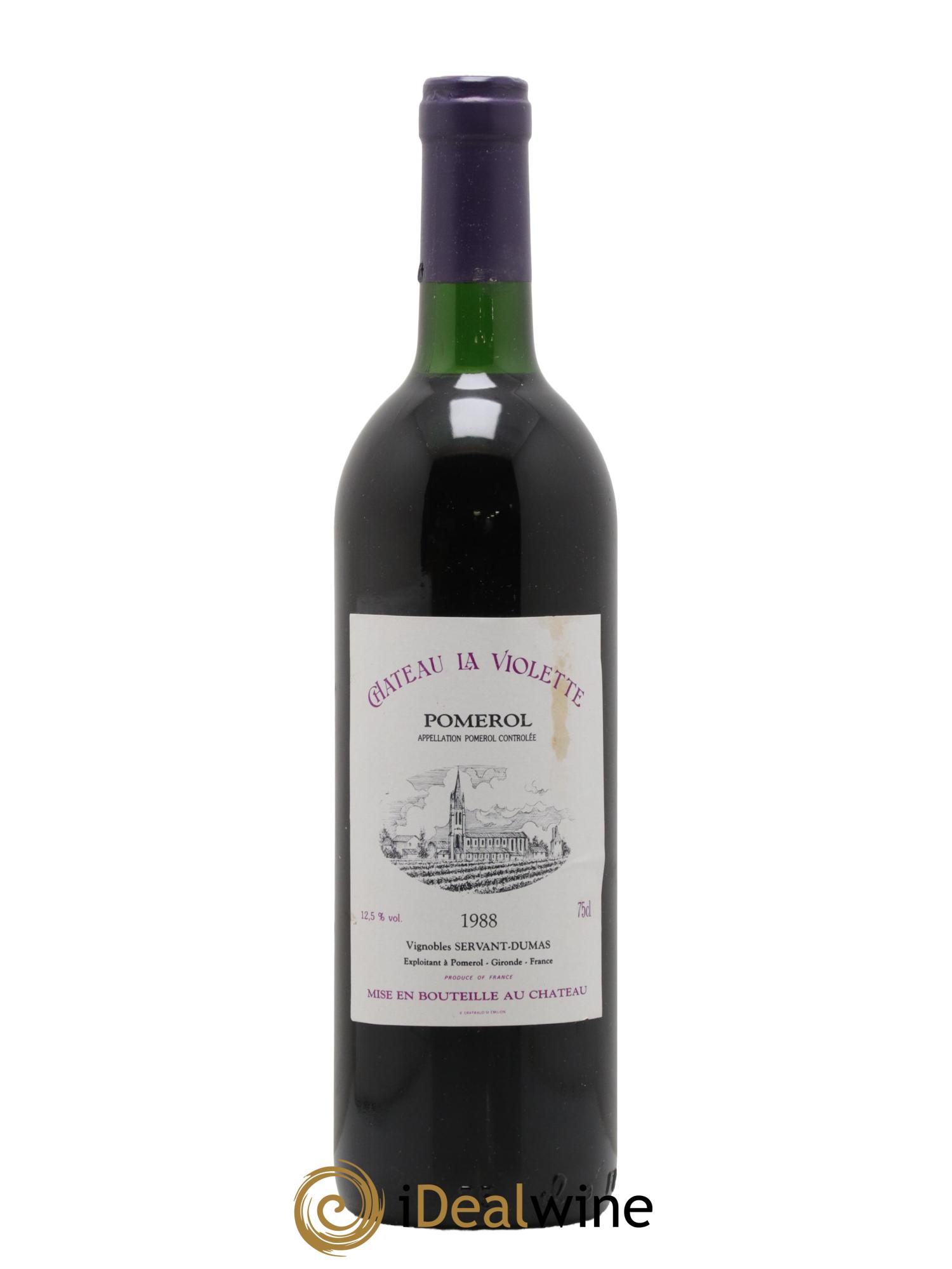 Château la Violette 1988 - Lot de 1 bouteille - 0