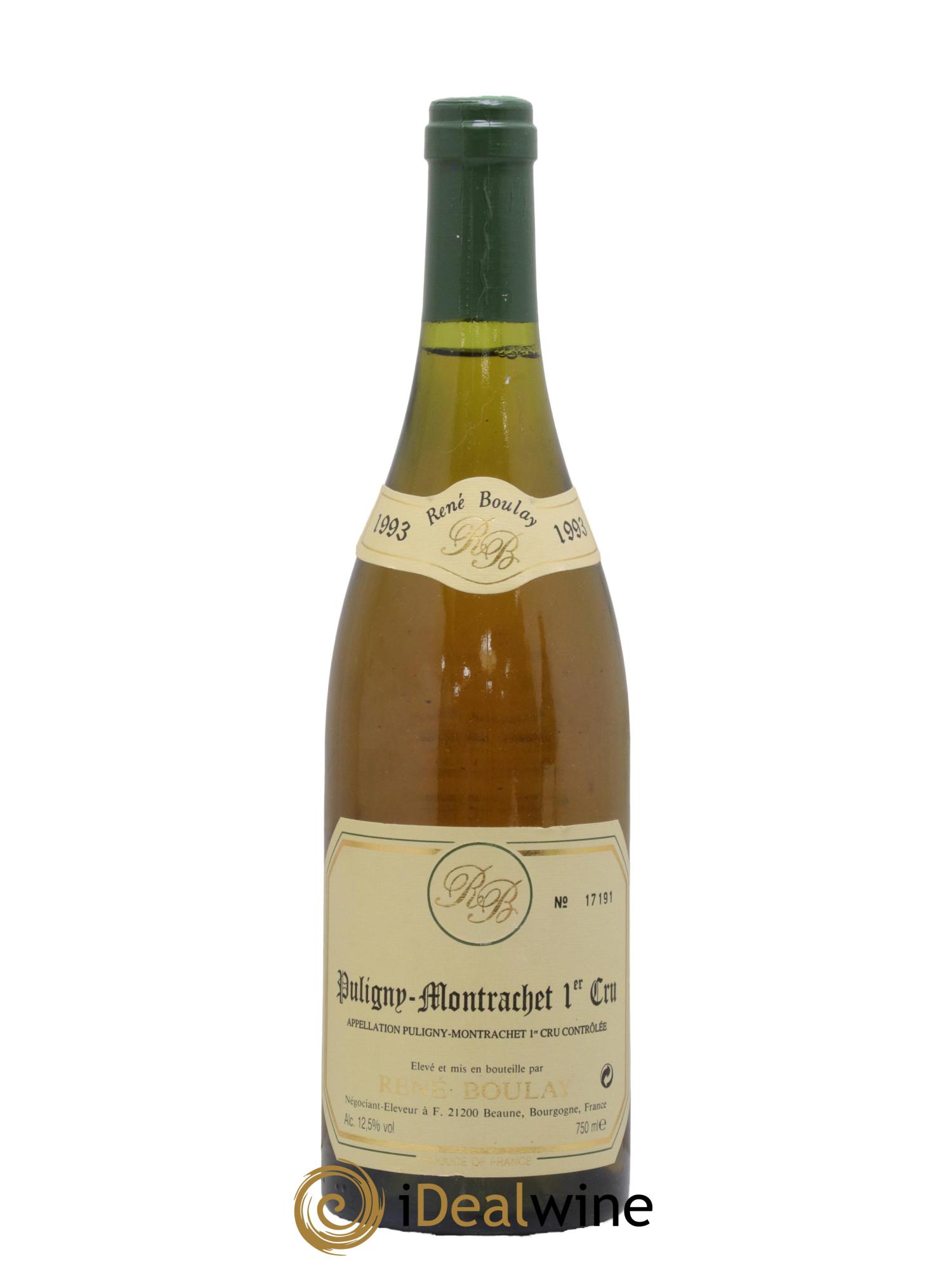 Puligny-Montrachet 1er Cru René Boulay 1993 - Lot de 1 bouteille - 0
