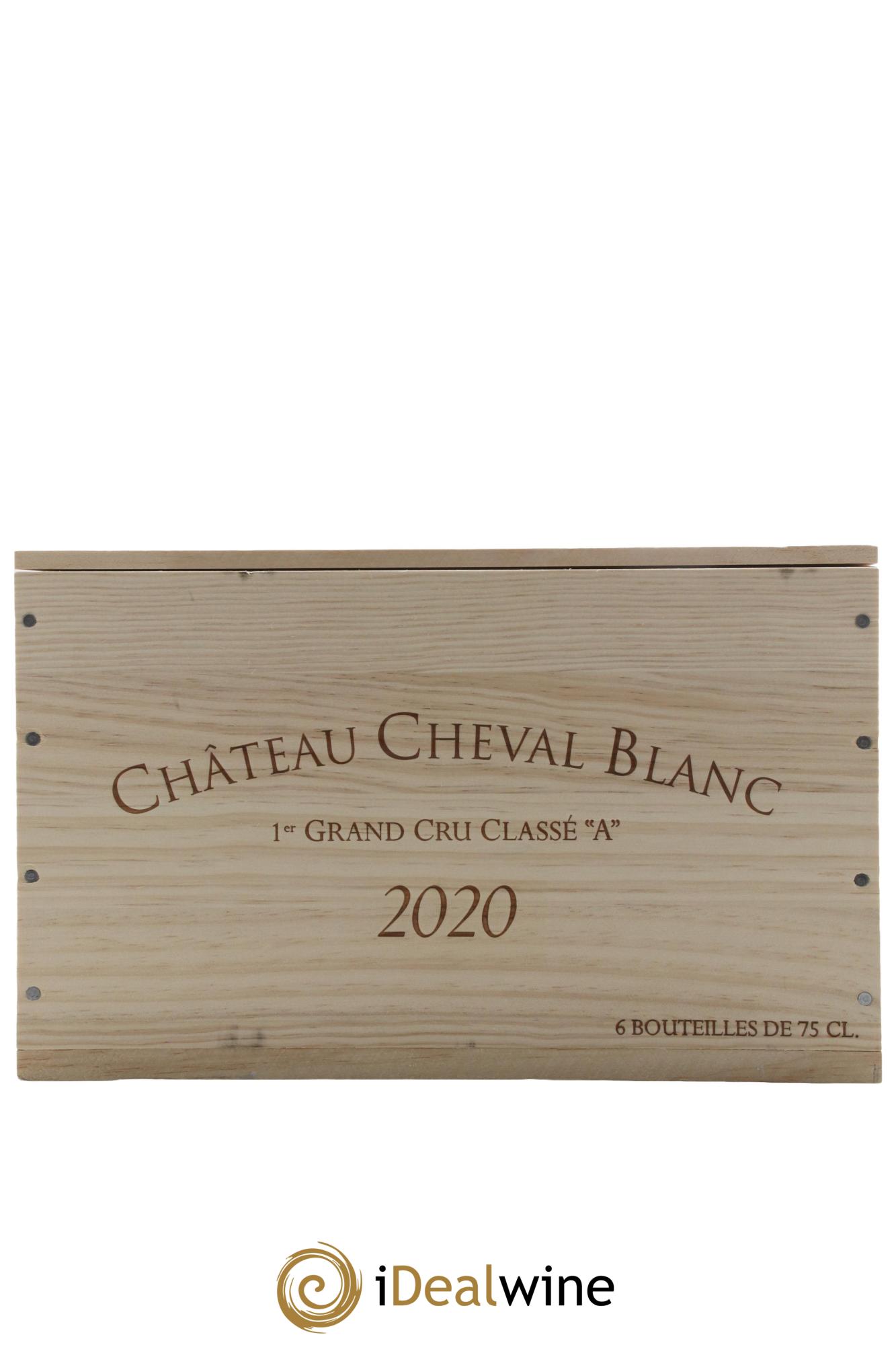 Château Cheval Blanc 1er Grand Cru Classé A 2020 - Lotto di 6 bottiglie - 6