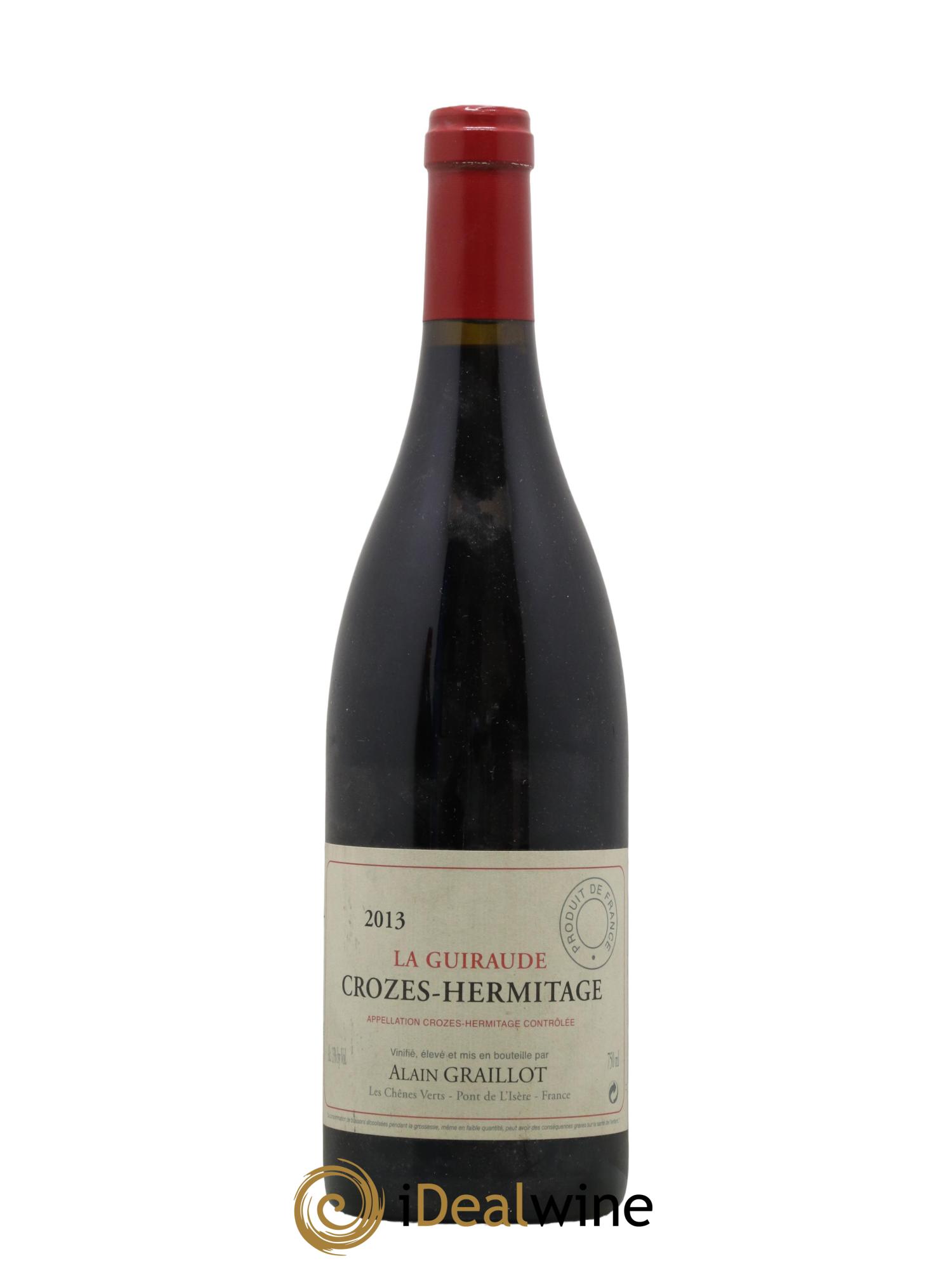 Crozes-Hermitage La Guiraude Domaine Graillot 2013 - Lot de 1 bouteille - 0