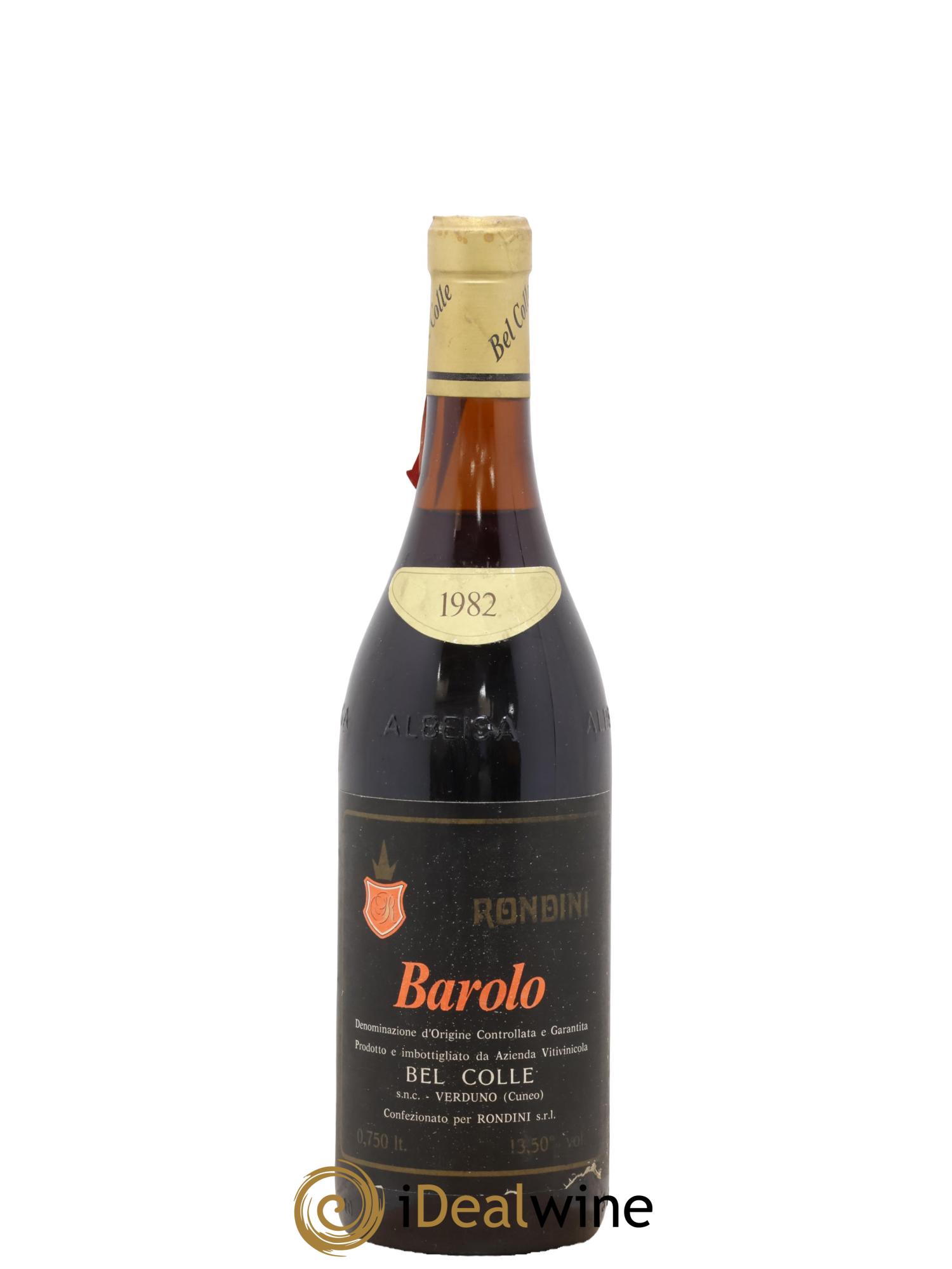 Barolo Bel Colle 1982 - Lot de 1 bouteille - 0