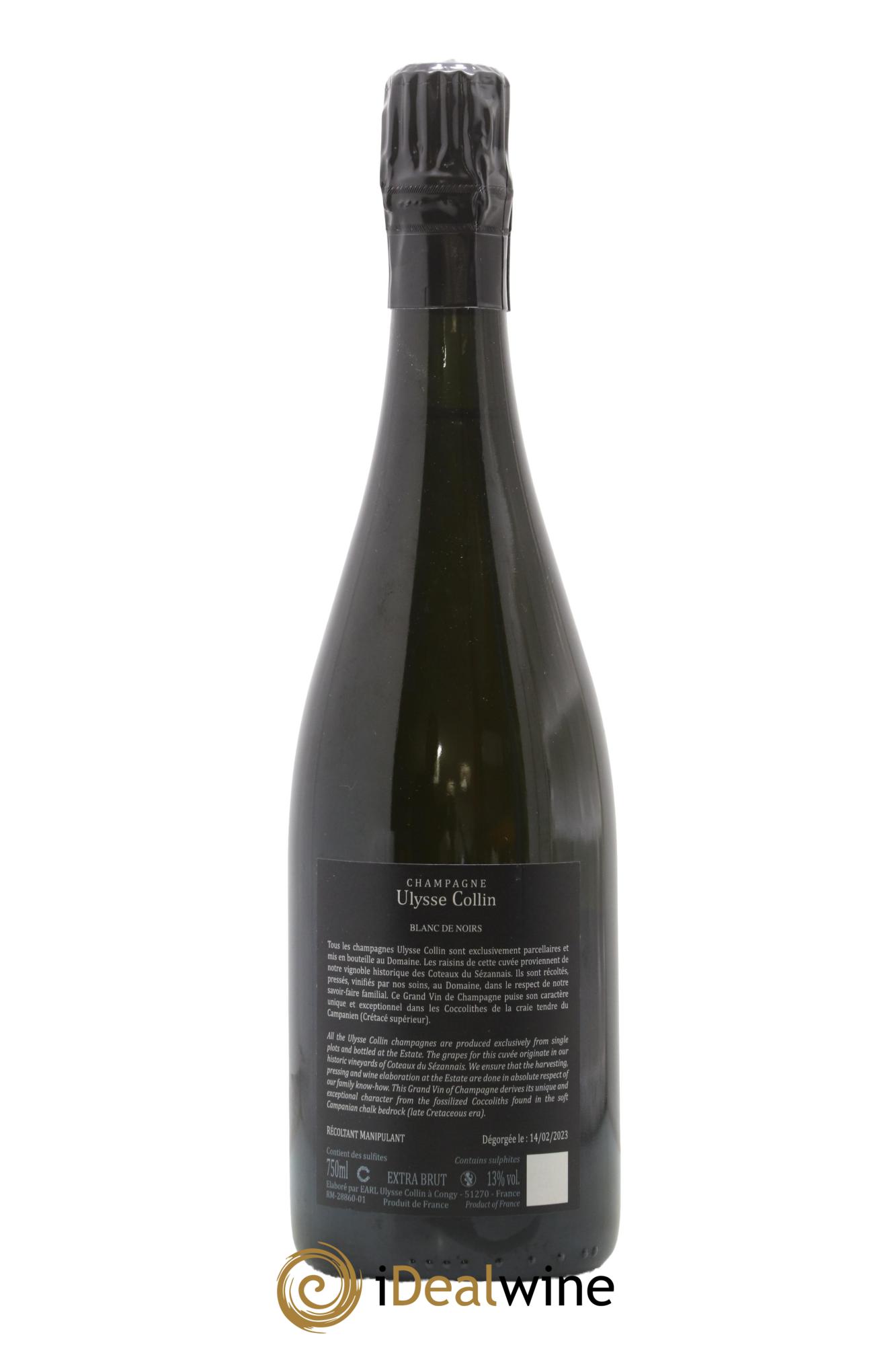 Les Maillons Blanc de Noirs Extra-Brut Ulysse Collin 2019 - Lot of 1 bottle - 1