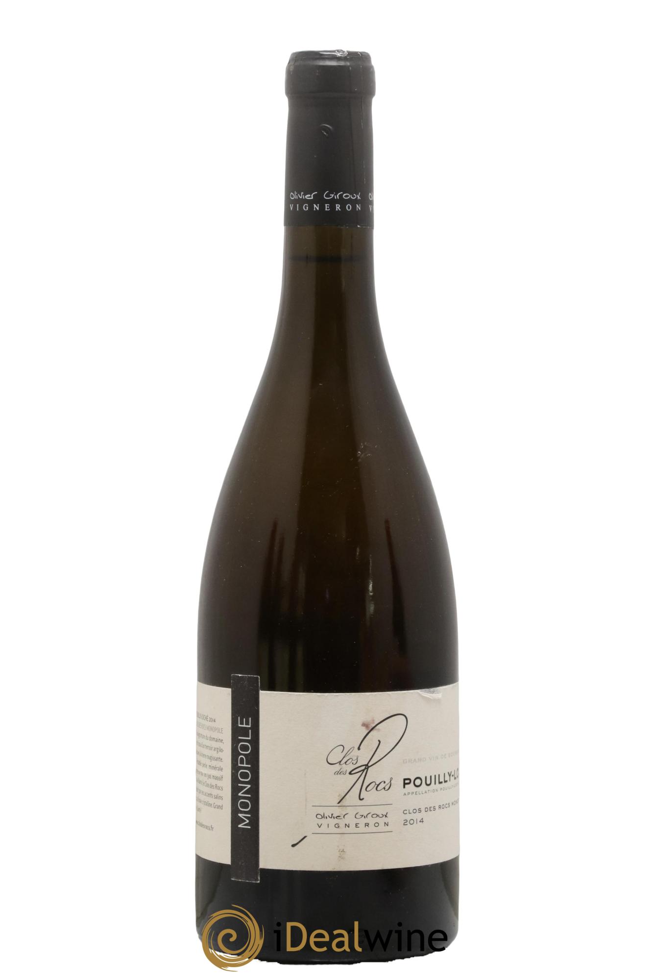 Pouilly-Loché Clos des Rocs - Monopole Le Clos des Rocs (Domaine) 2014 - Lot de 1 bouteille - 1