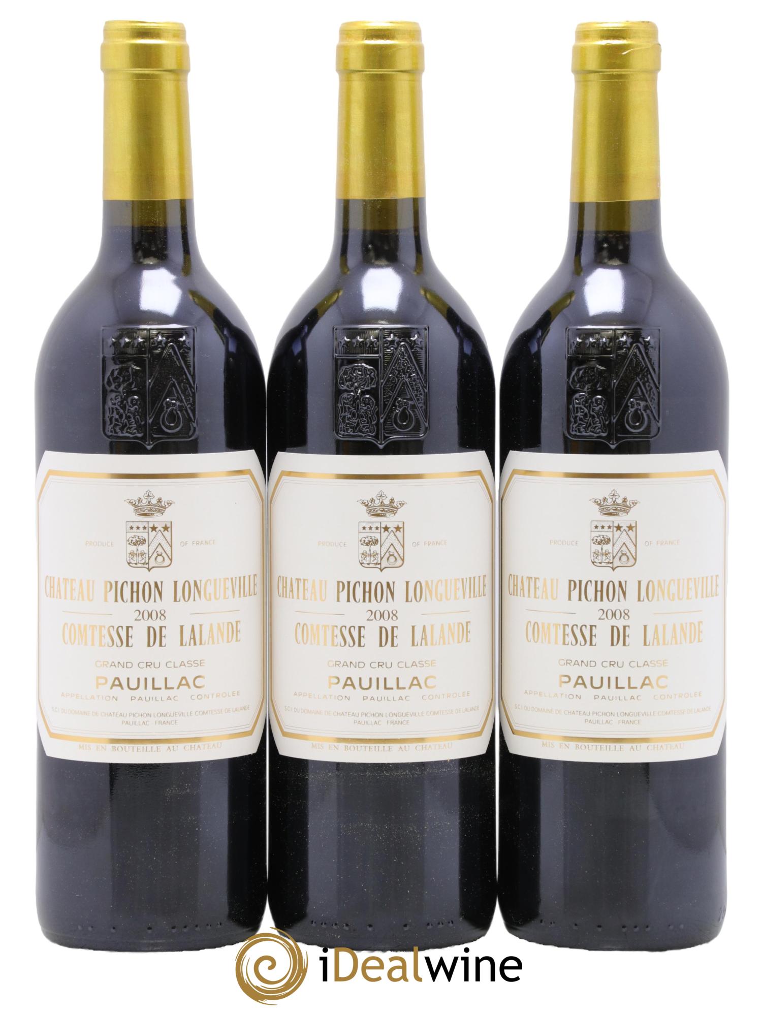 Château Pichon Longueville Comtesse de Lalande 2ème Grand Cru Classé 2008 - Lot of 12 bottles - 4