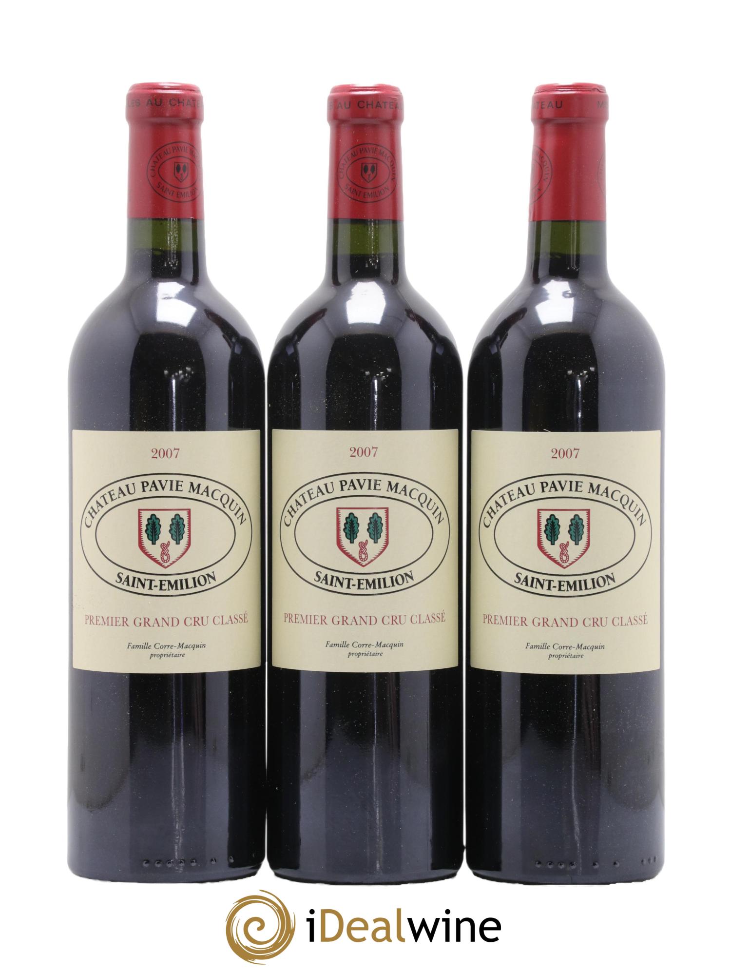 Château Pavie Macquin 1er Grand Cru Classé B 2007 - Lot de 12 bouteilles - 1