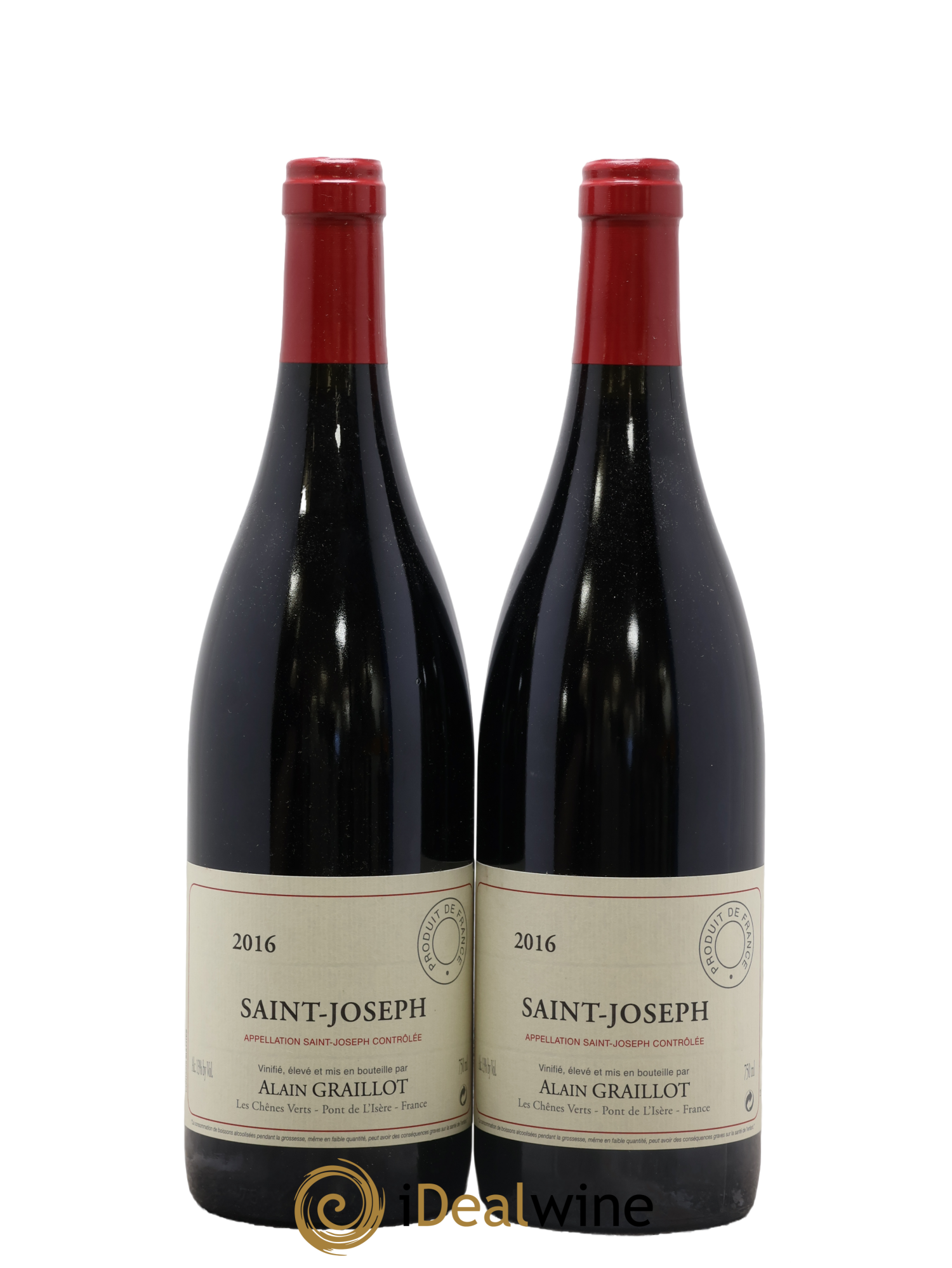 Saint-Joseph Domaine Graillot 2016 - Lot de 2 bouteilles - 0