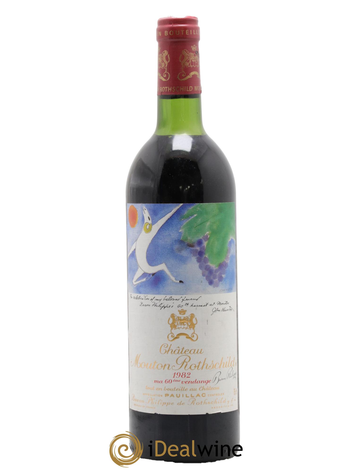 Château Mouton Rothschild 1er Grand Cru Classé 1982 - Lot of 1 bottle - 0