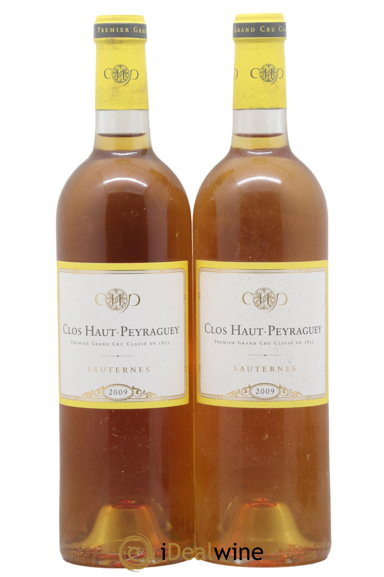 Clos Haut-Peyraguey 1er Grand Cru Classé 2009 - Lot de 2 bouteilles - 0
