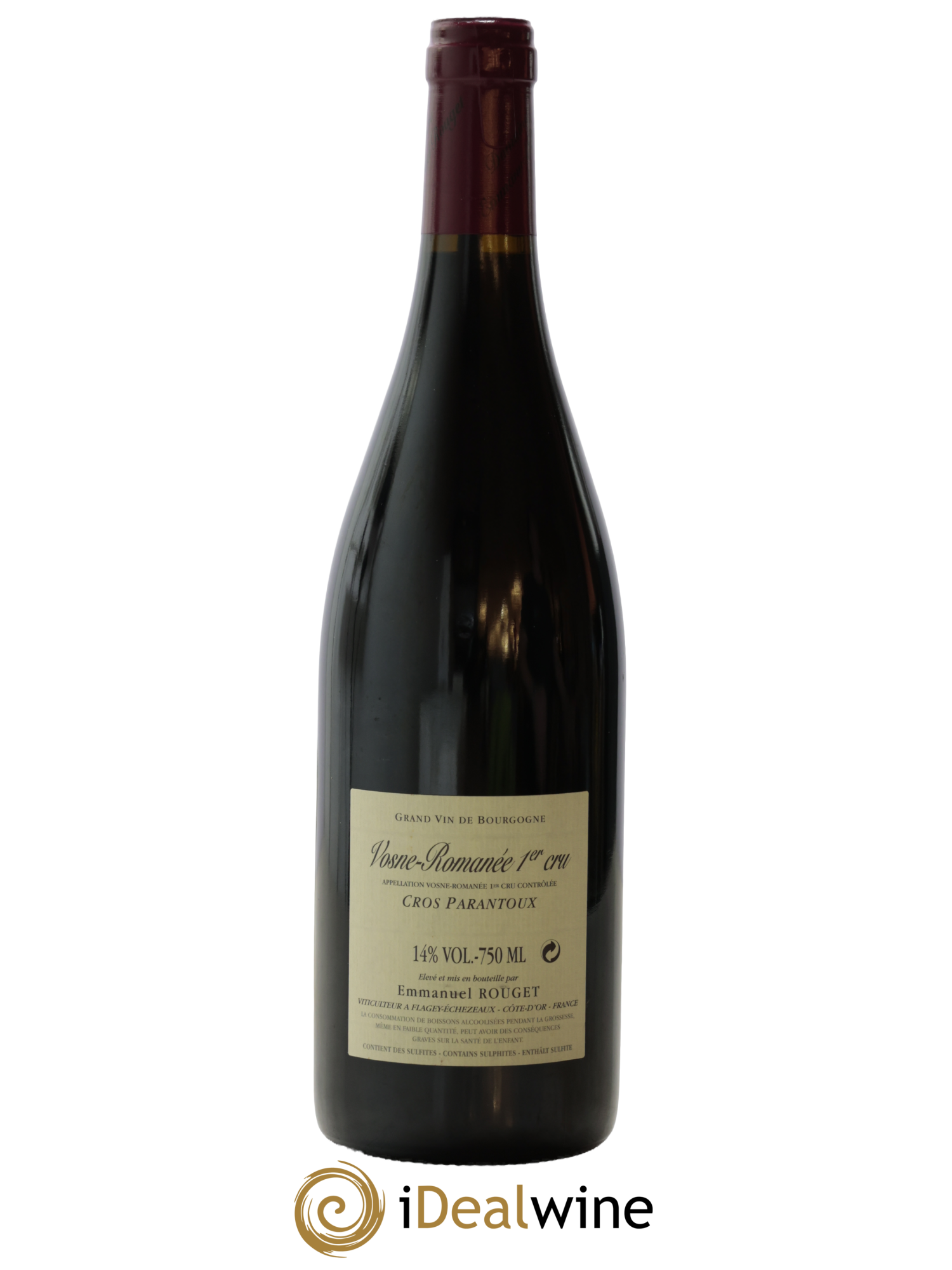 Vosne-Romanée 1er Cru Cros Parantoux Emmanuel Rouget 2019 - Lot de 1 bouteille - 1