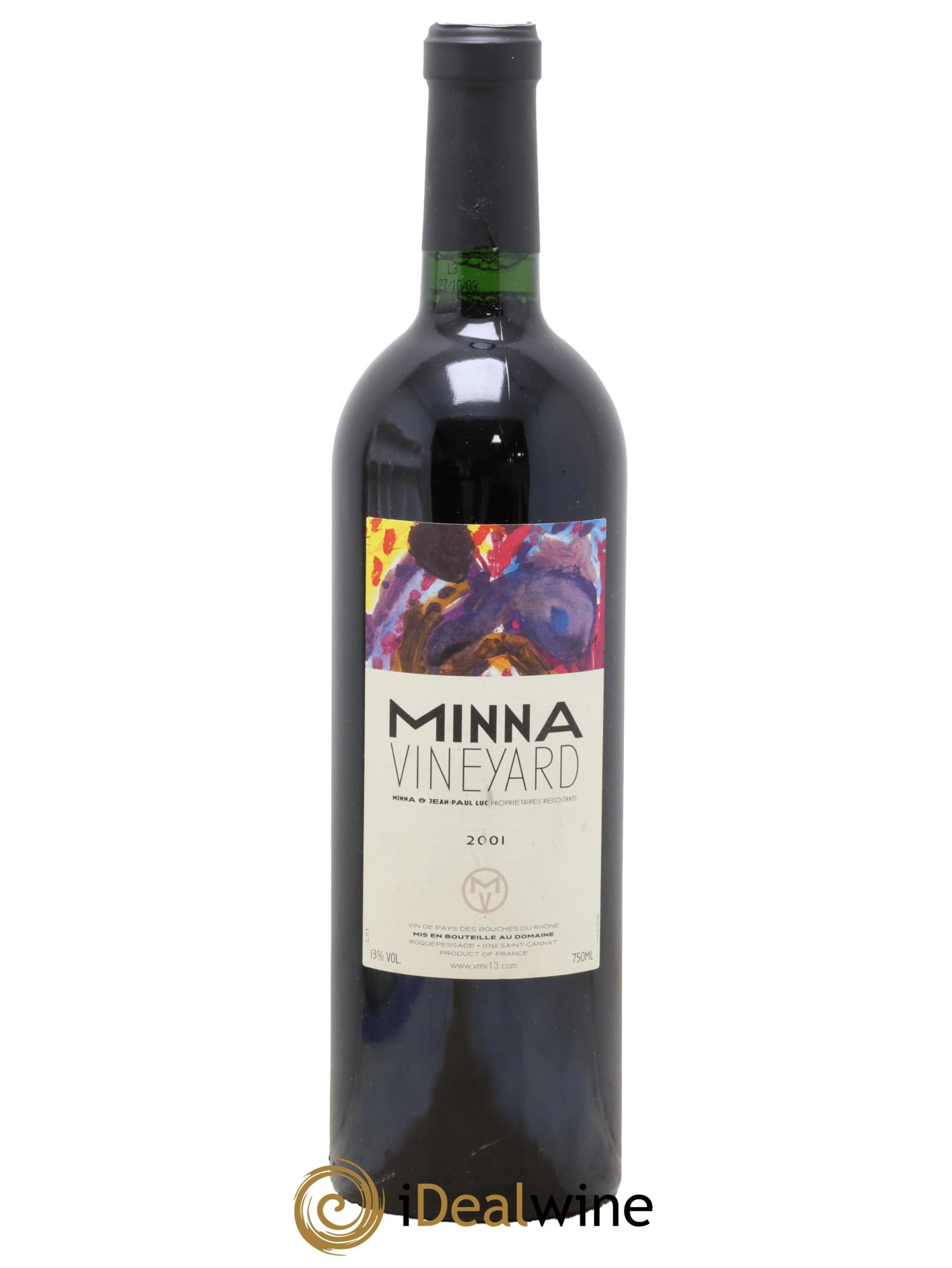 IGP Bouches du Rhône Villa Minna 2001 - Lot de 1 bouteille - 0