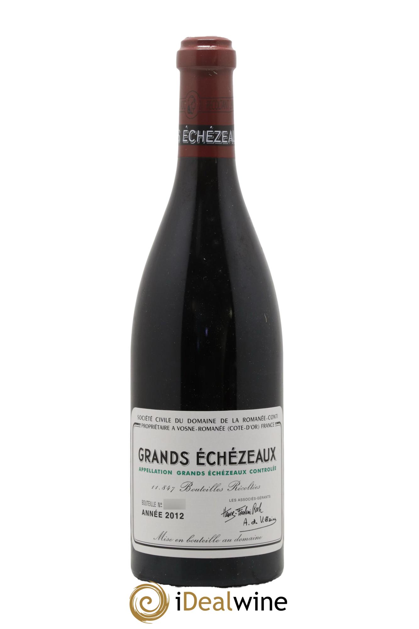 Grands-Echezeaux Grand Cru Domaine de la Romanée-Conti 2012 - Lotto di 1 bottiglia - 0