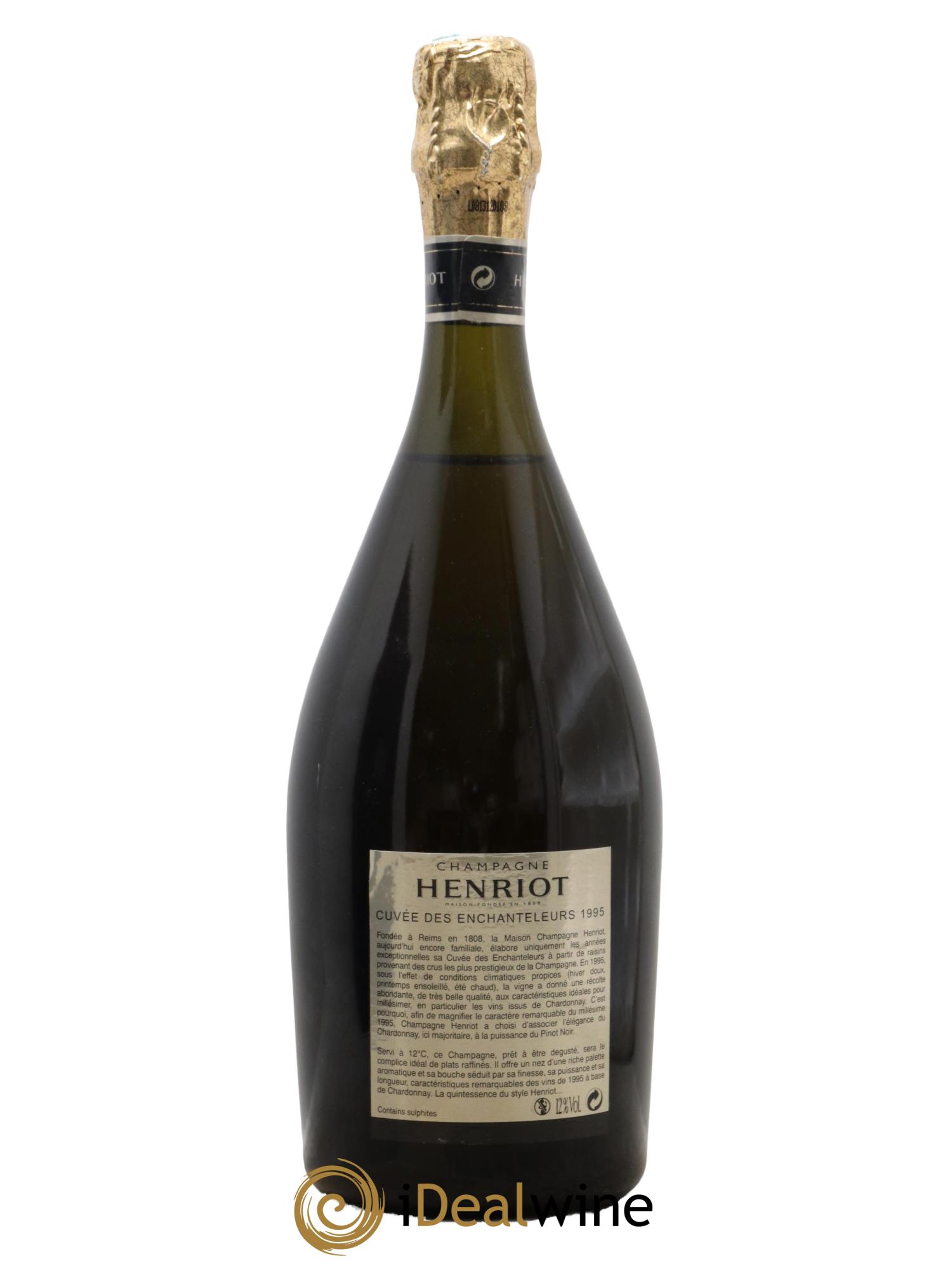 Cuvée des Enchanteleurs Henriot 1995 - Lot de 1 bouteille - 2