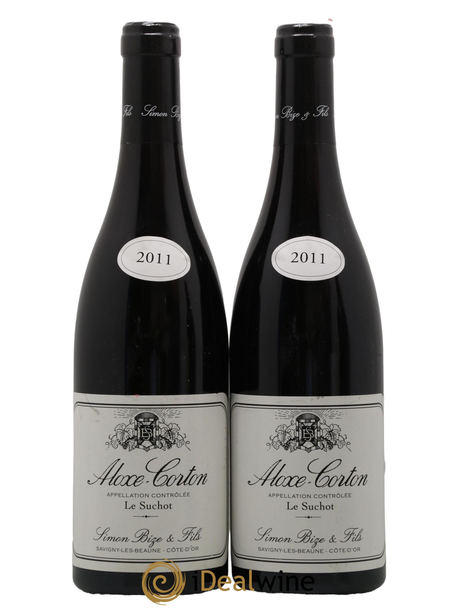 Aloxe-Corton Le Suchot Simon Bize & Fils 2011 - Lot de 2 bouteilles - 0