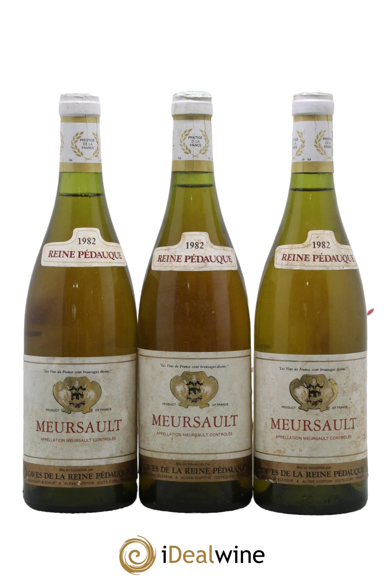 Meursault Reine Pedauque 1982 - Posten von 3 Flaschen - 0