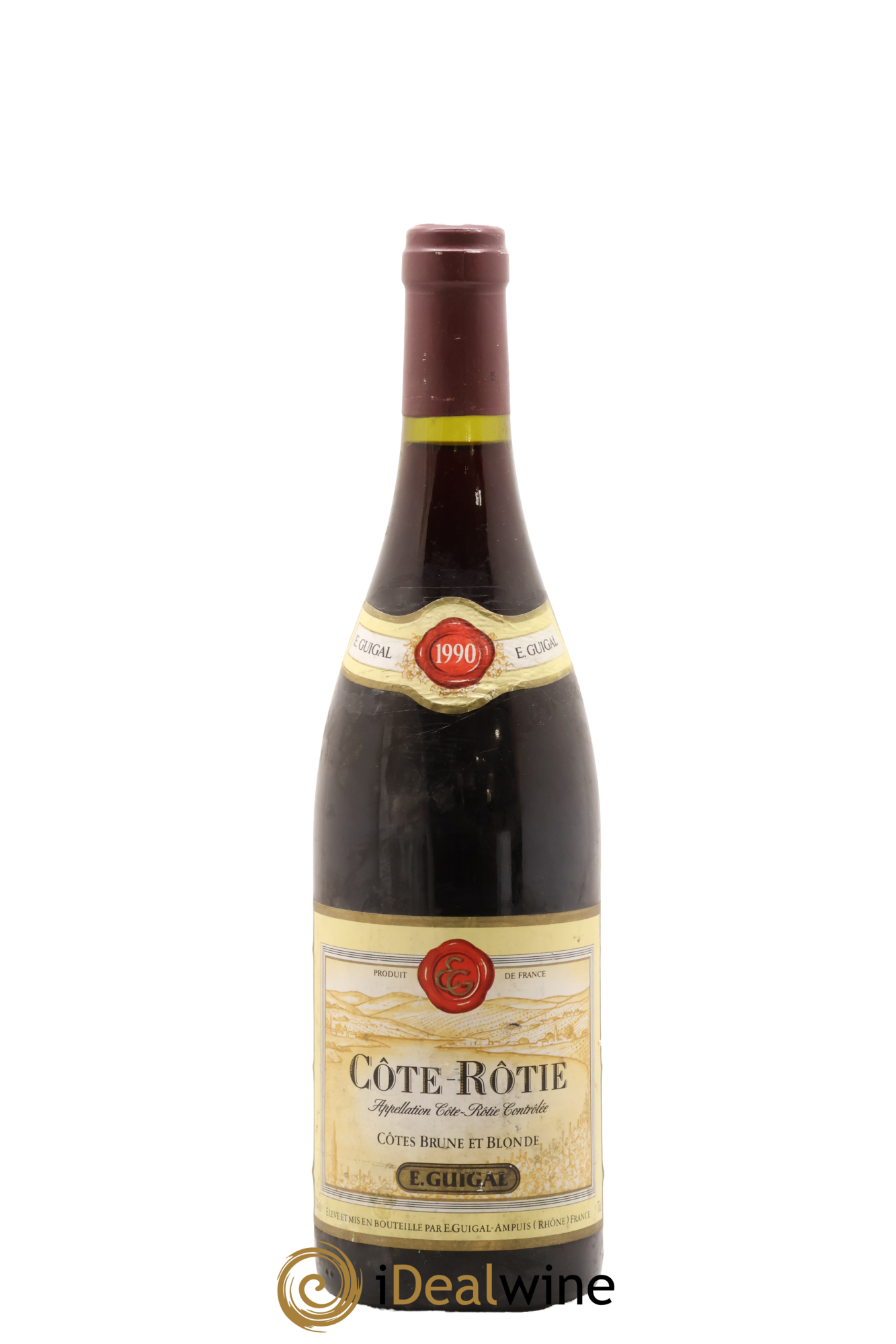 Côte-Rôtie Côtes Brune et Blonde Guigal 1990 - Lot de 1 bouteille - 0