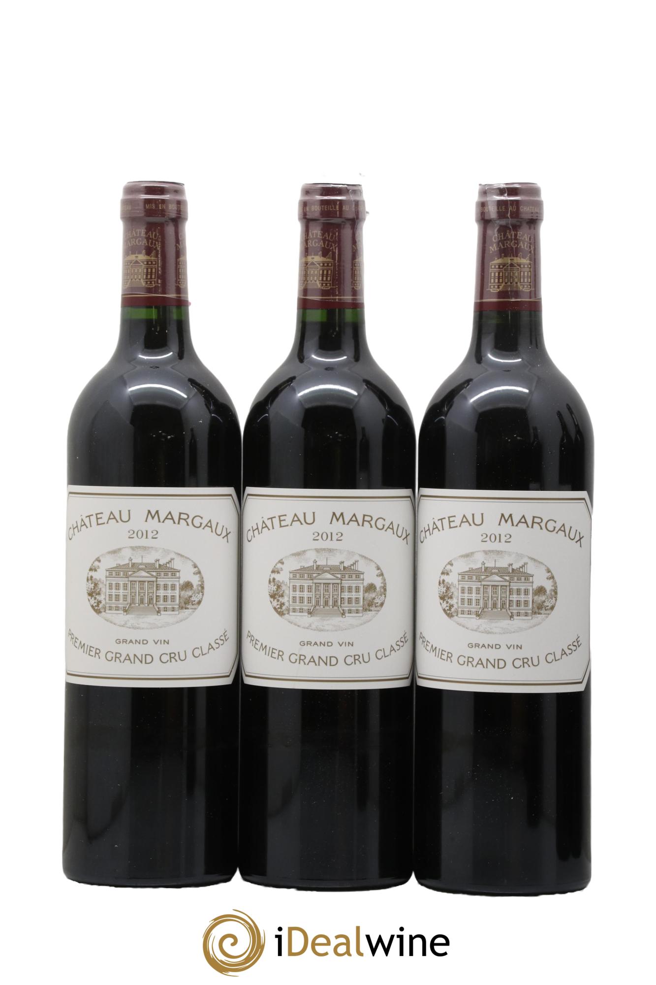 Château Margaux 1er Grand Cru Classé 2012 - Lot de 6 bouteilles - 1