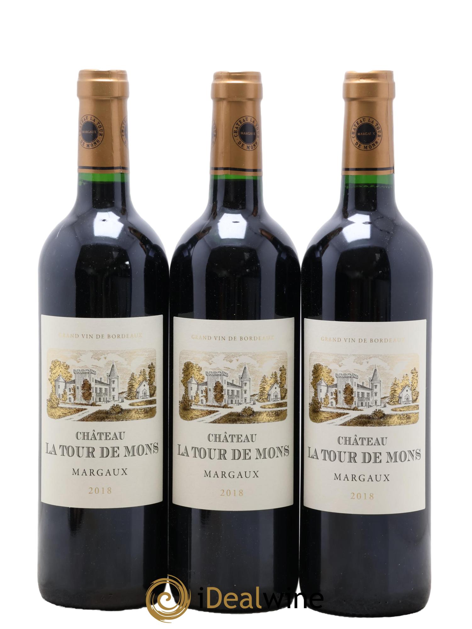 Château la Tour de Mons Cru Bourgeois  2018 - Lotto di 6 bottiglie - 2