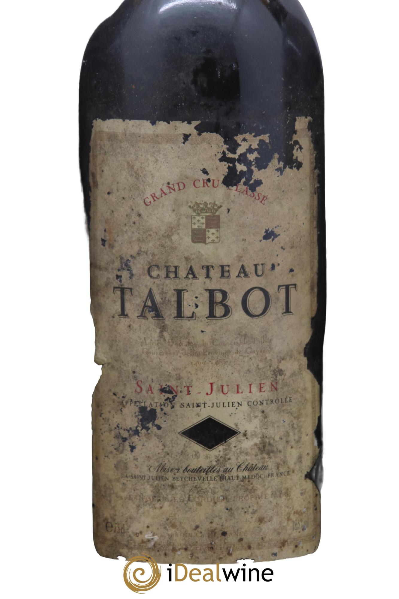 Château Talbot 4ème Grand Cru Classé 1985 - Lotto di 3 bottiglie - 1