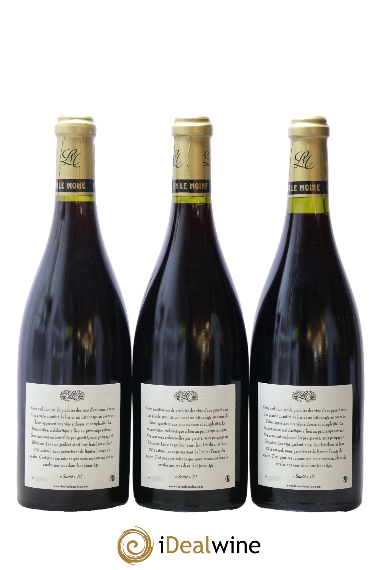 Echezeaux Grand Cru Lucien Le Moine 2008 - Lot de 3 bouteilles - 1