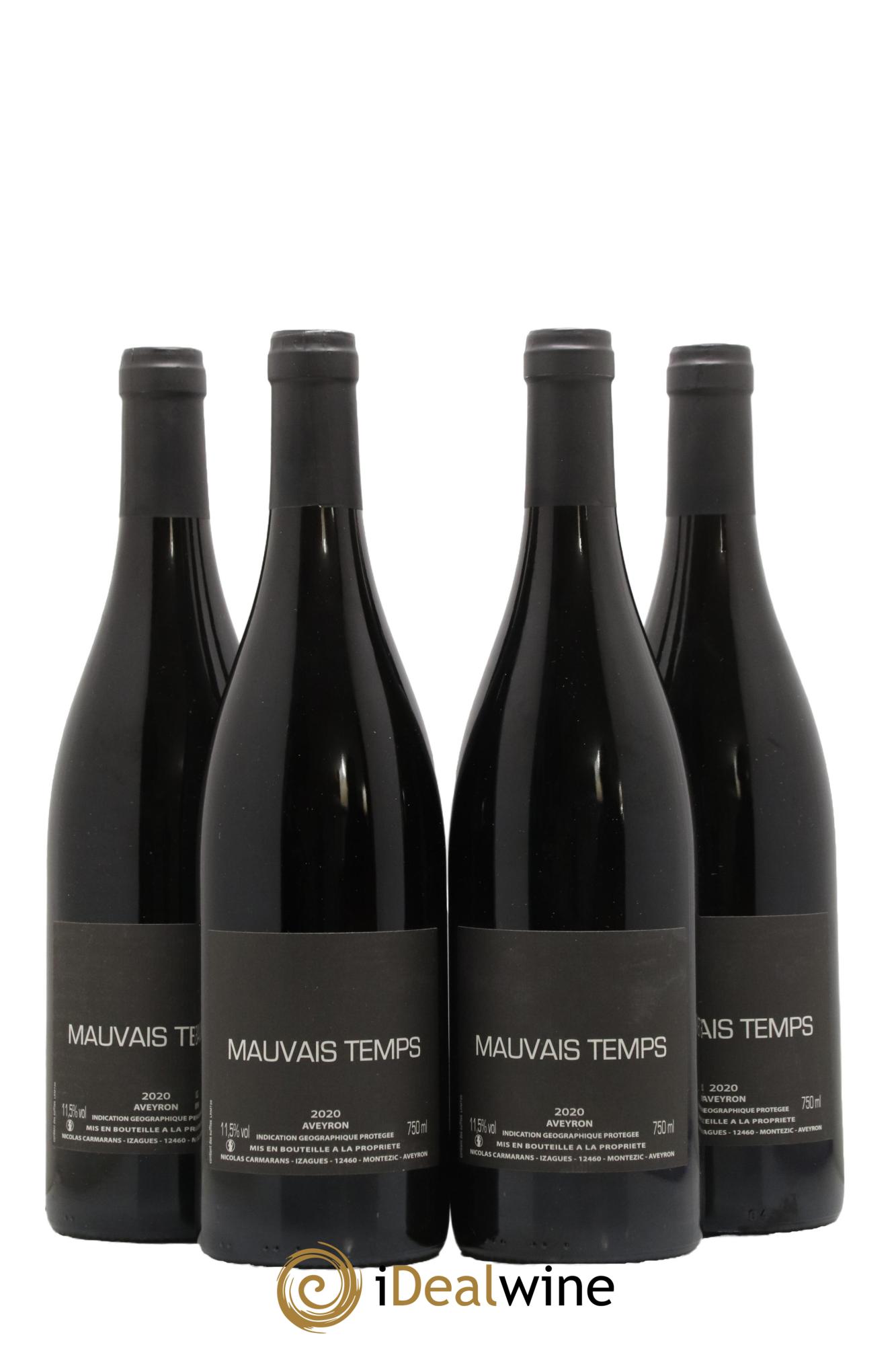 Divers Aveyron Mauvais Temps Nicolas Carmarans 2020 - Lot de 4 bouteilles - 0