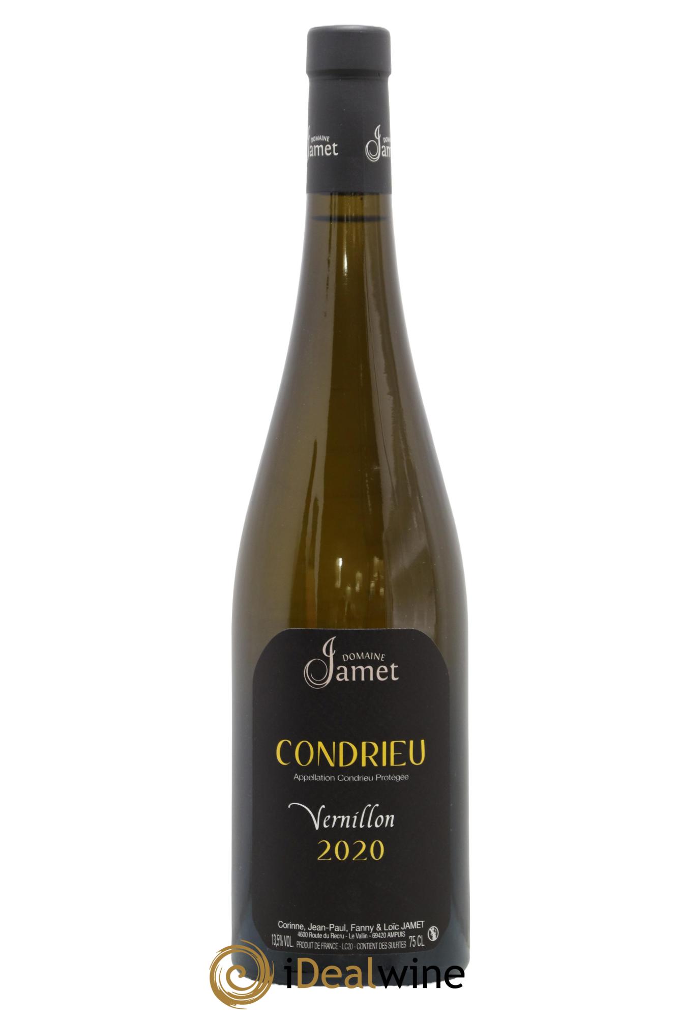 Condrieu Vernillon Jamet (Domaine) 2020 - Lot de 1 bouteille - 0