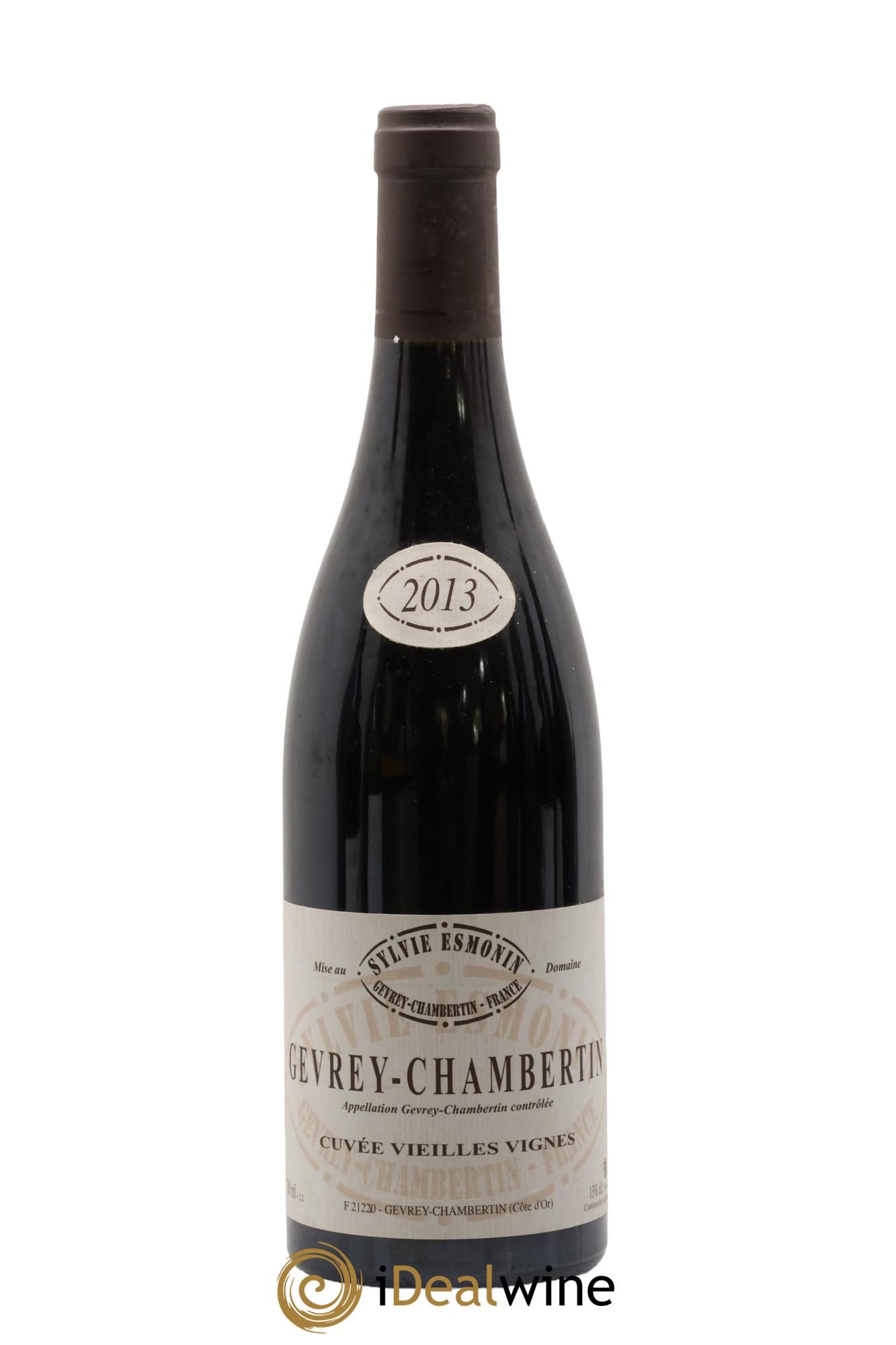 Gevrey-Chambertin Vieilles Vignes Sylvie Esmonin 2013 - Lot of 1 bottle - 0
