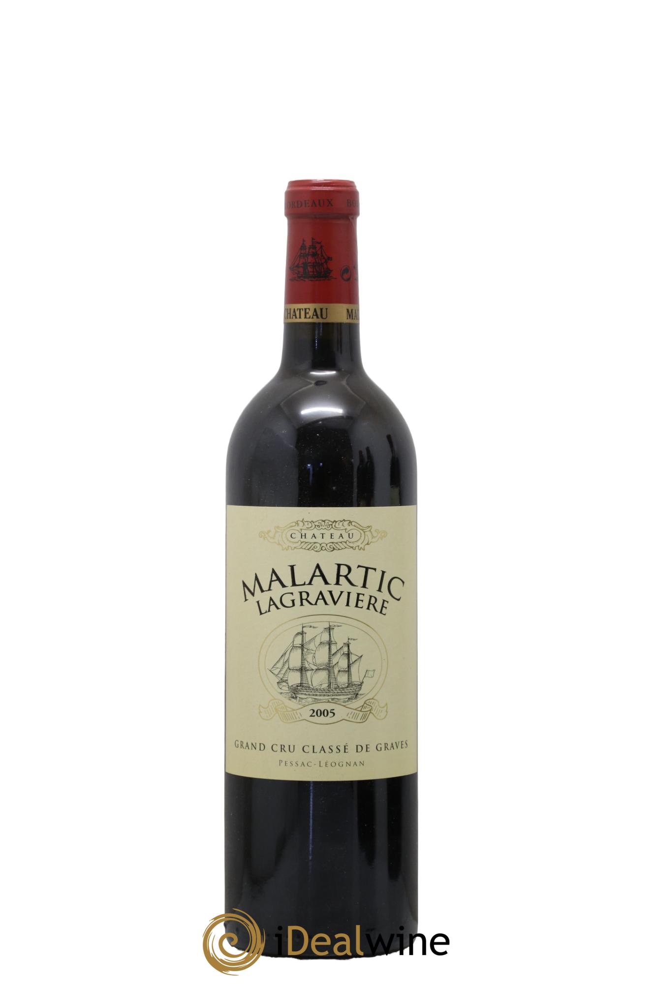 Château Malartic-Lagravière Cru Classé de Graves 2005 - Lotto di 1 bottiglia - 0
