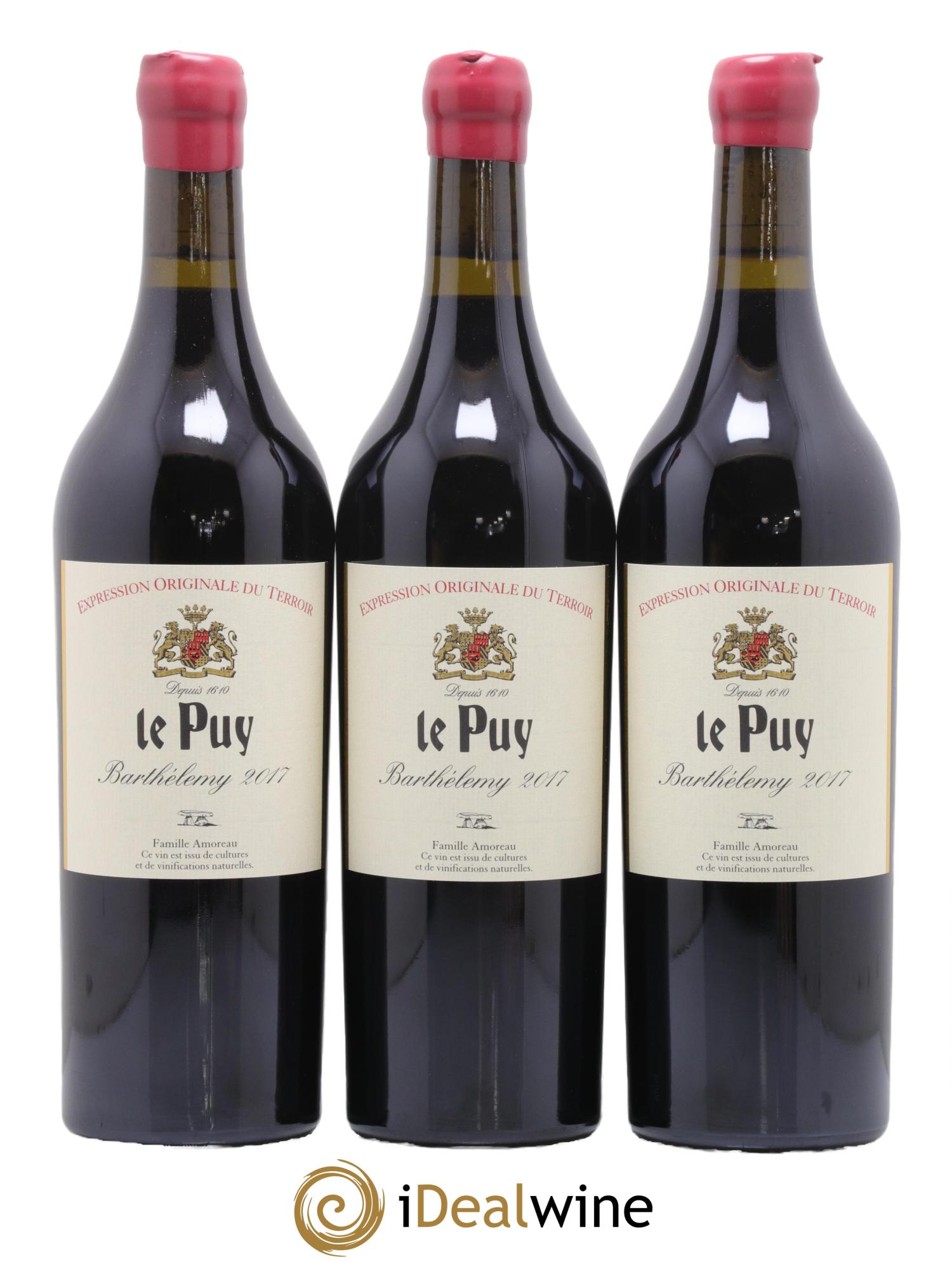 Le Puy - Cuvée Barthélemy 2017 - Lot de 12 bouteilles - 1