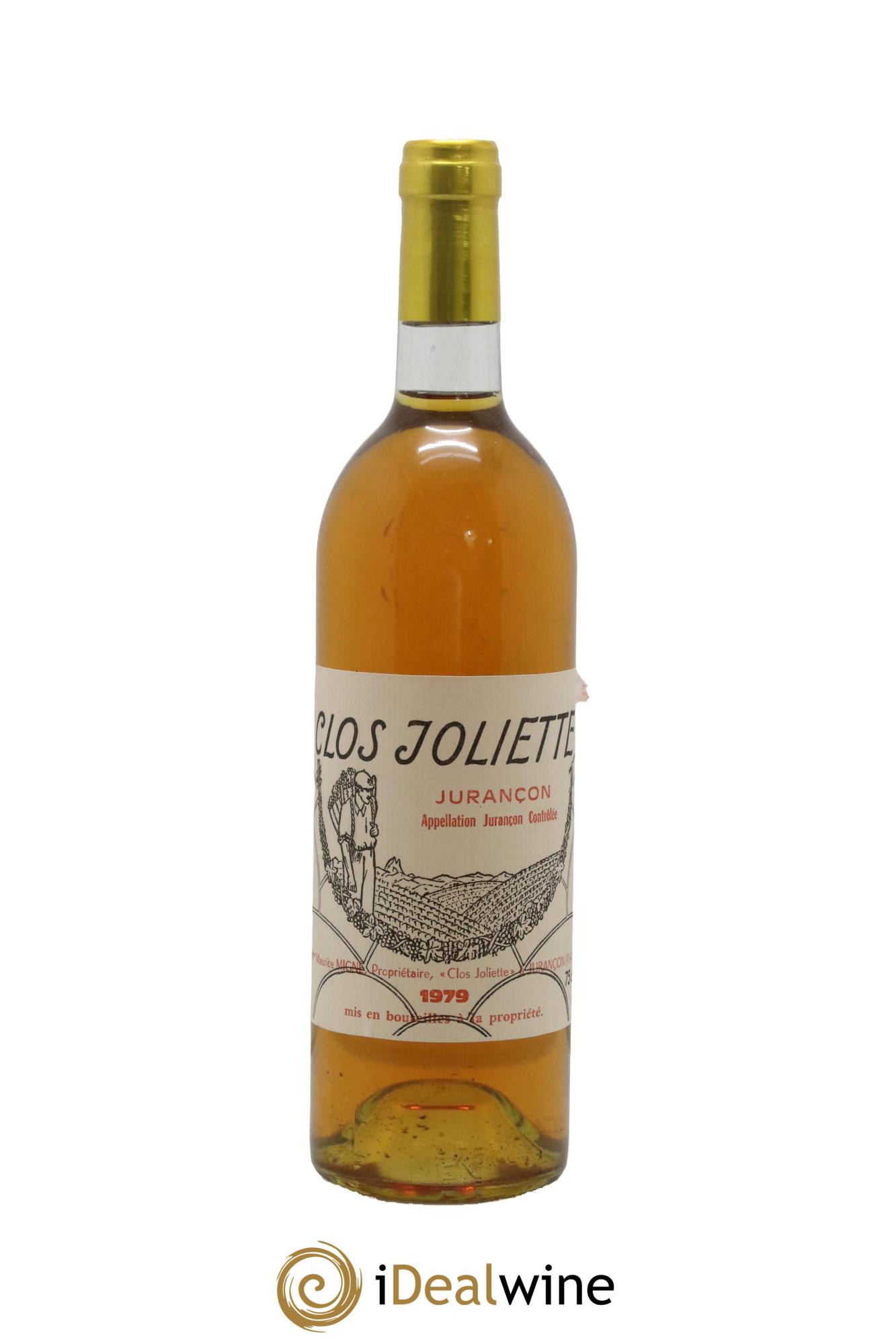 Jurançon Clos Joliette 1979 - Posten von 1 Flasche - 0