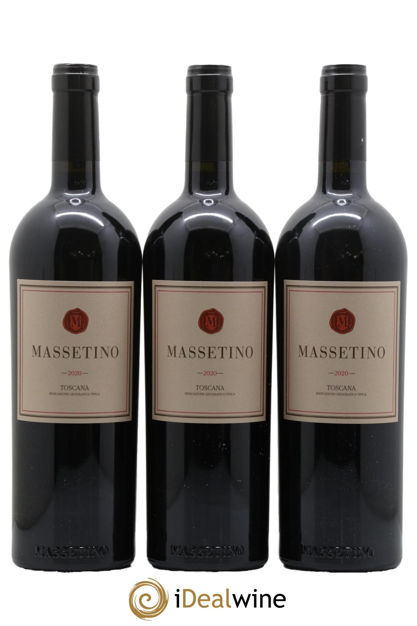 Toscana IGT Tenuta Dell'Ornellaia Massetino Frescobaldi 2020 - Lotto di 3 bottiglie - 0