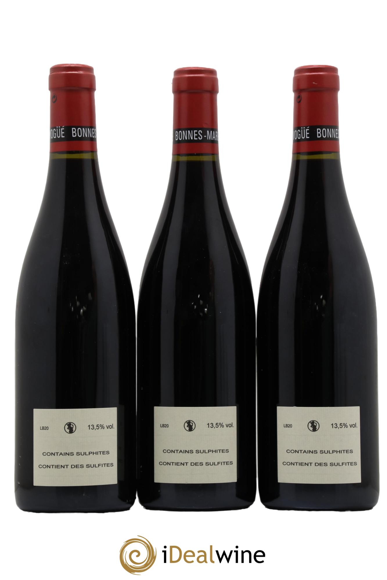 Bonnes-Mares Grand Cru Comte Georges de Vogüé 2020 - Lotto di 3 bottiglie - 1