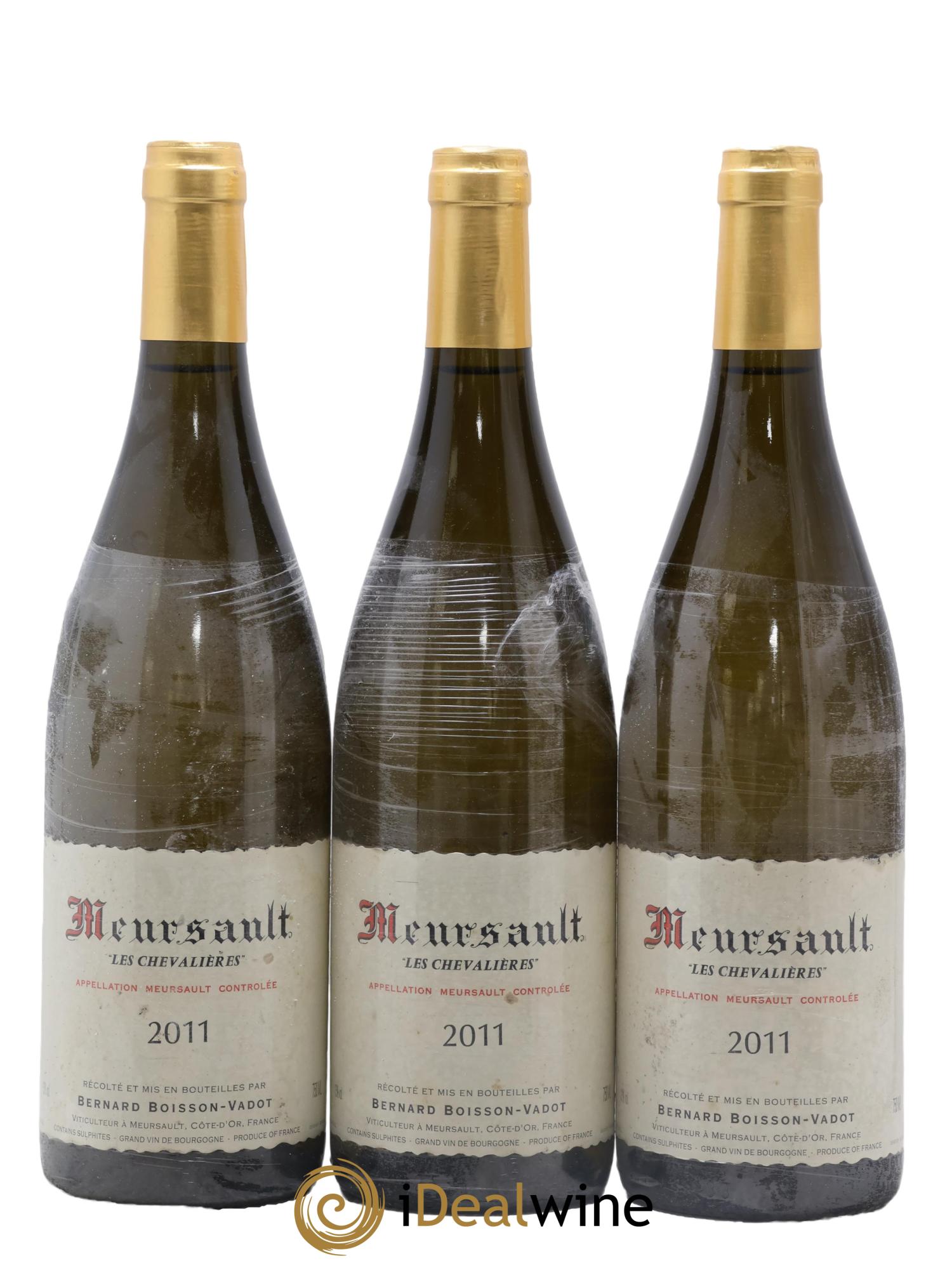 Meursault Les Chevalières Boisson-Vadot (Domaine) 2011 - Lot de 3 bouteilles - 0