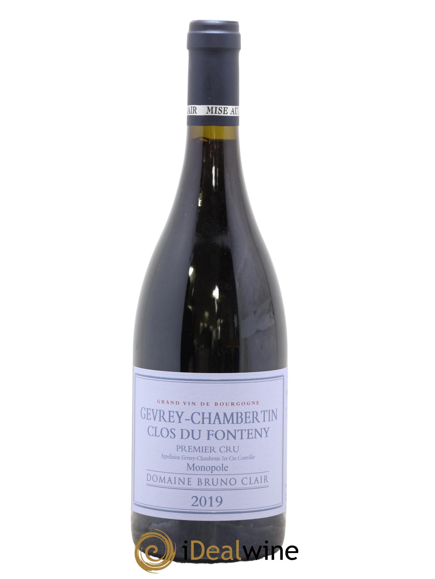 Gevrey-Chambertin 1er Cru Clos du Fonteny Bruno Clair (Domaine) 2019 - Lot of 1 bottle - 0