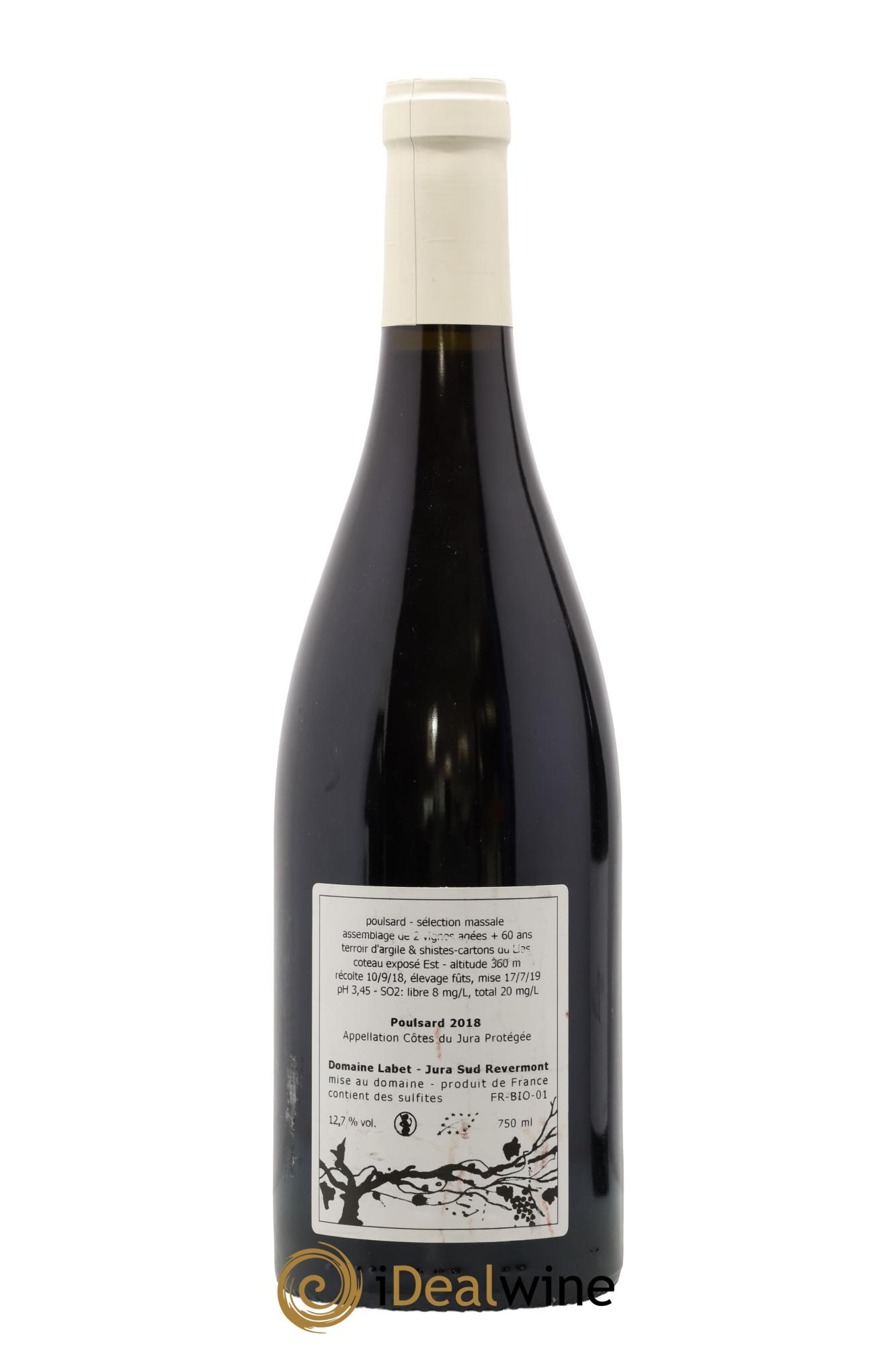 Côtes du Jura Poulsard Romain - Julien - Charline Labet 2018 - Lotto di 1 bottiglia - 1