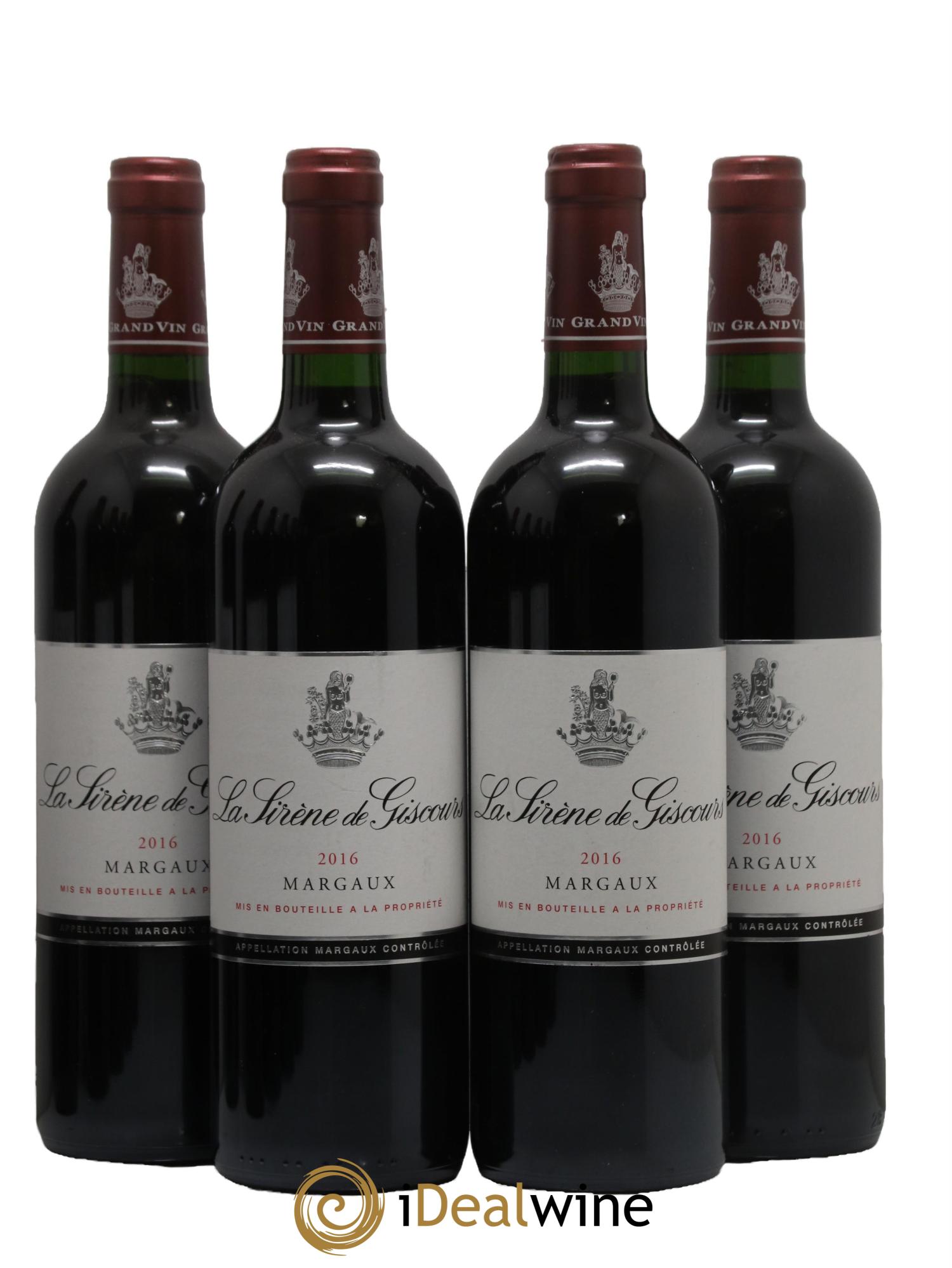 La Sirène de Giscours 2016 - Lot de 4 bouteilles - 0
