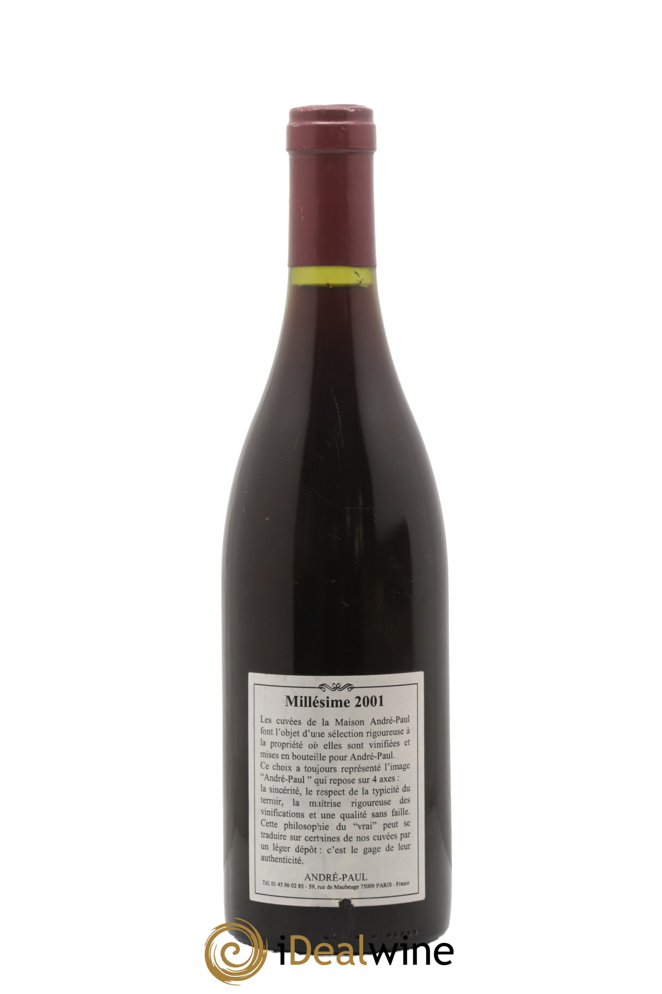 Nuits-Saint-Georges 1er Cru Rue de Chaux Gilles Remoriquet 2001 - Posten von 1 Flasche - 1