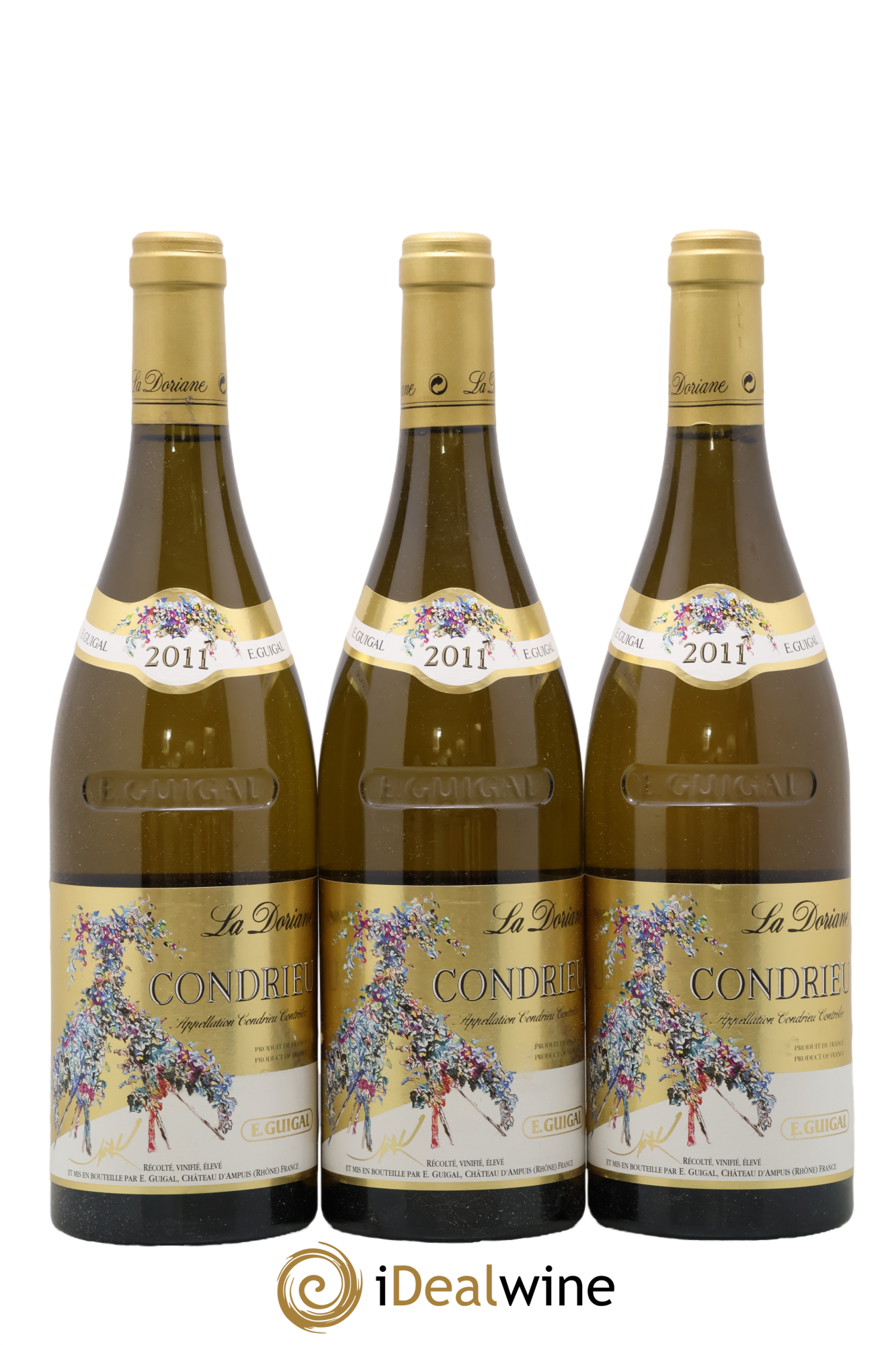 Condrieu La Doriane Guigal 2011 - Lot of 3 bottles - 0