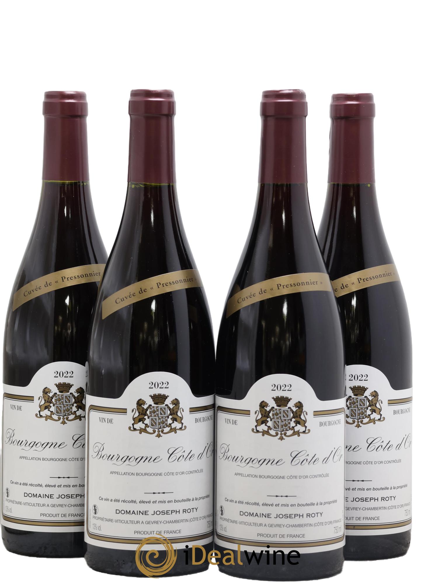 Bourgogne Cuvée de Pressonnier Joseph Roty (Domaine) 2022 - Lot de 4 bouteilles - 0