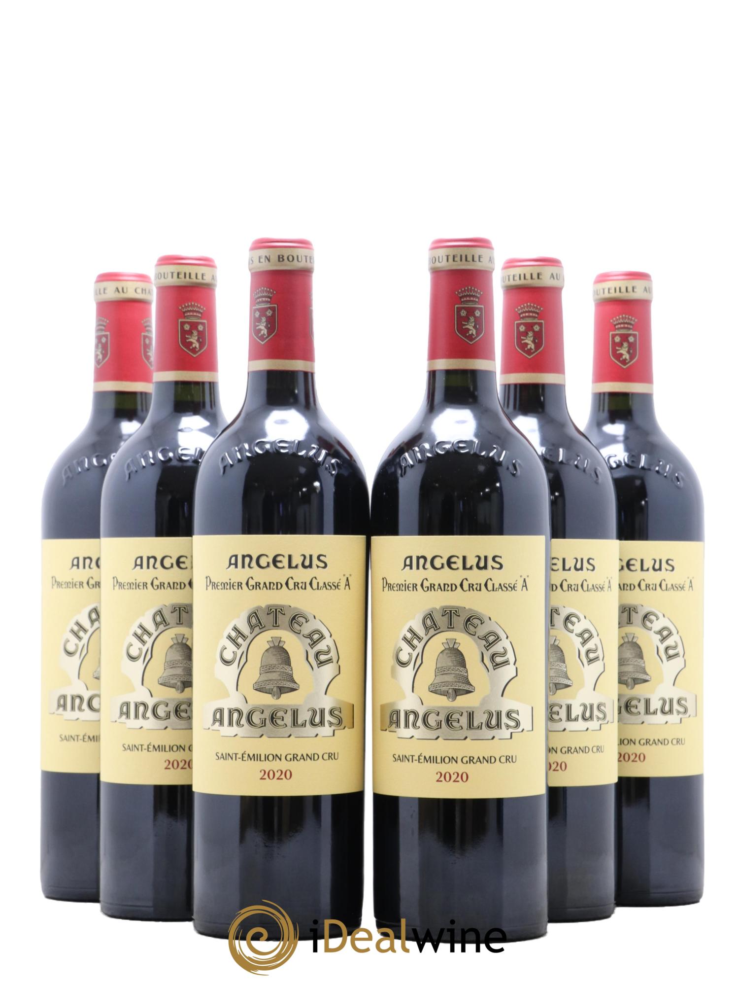 Château Angélus 1er Grand Cru Classé A 2020 - Lot of 6 bottles - 0