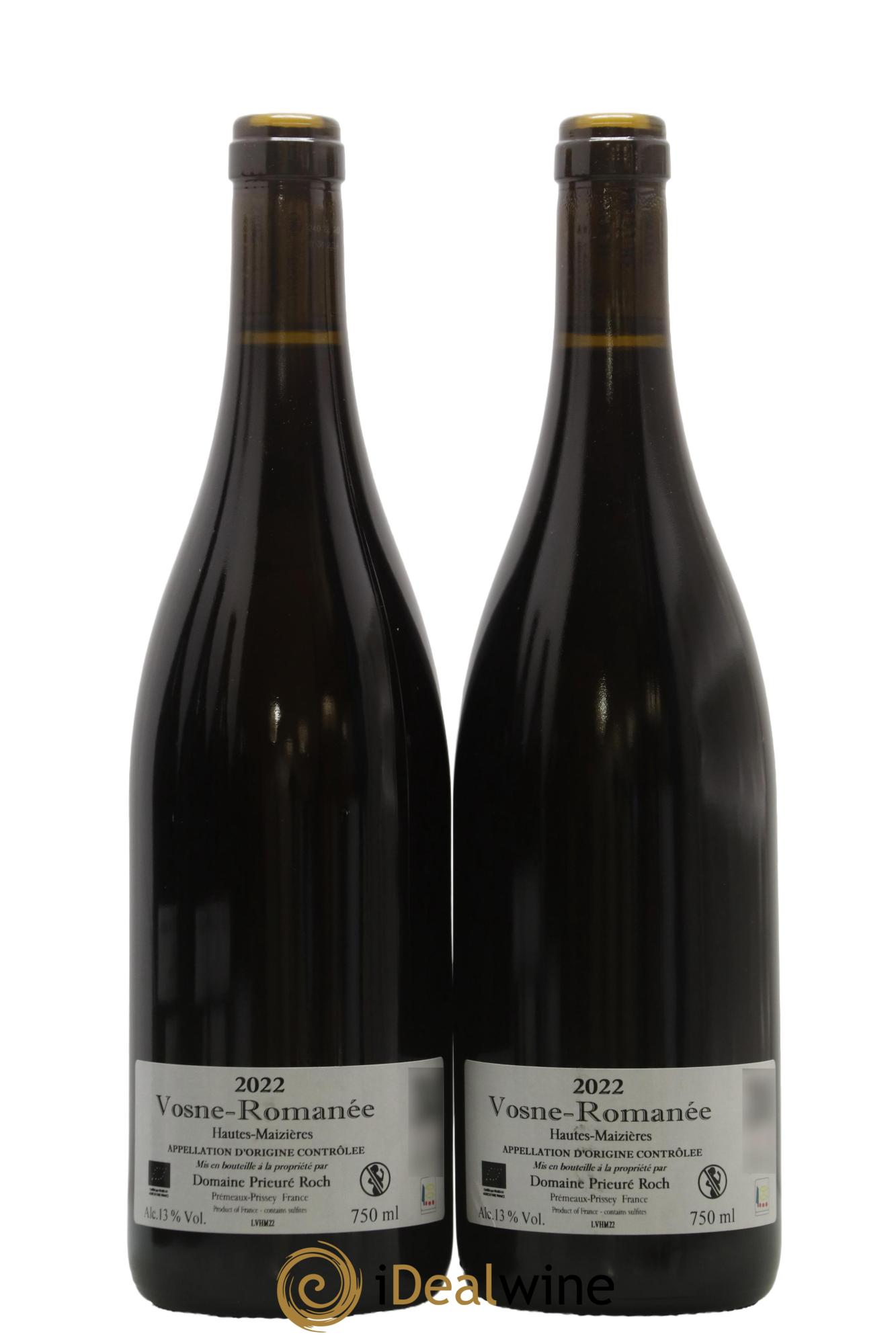 Vosne-Romanée Les Hautes Maizières Prieuré Roch 2022 - Lotto di 2 bottiglie - 1