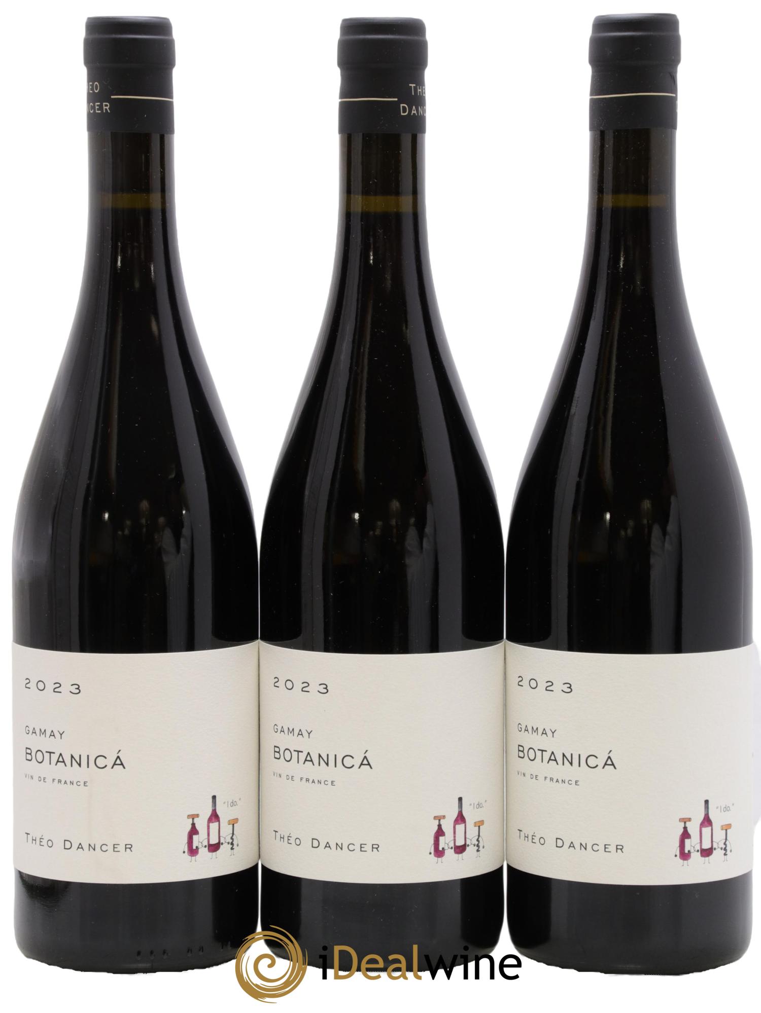 Vin de France Gamay Botanica Théo Dancer 2023 - Lot de 3 bouteilles - 0