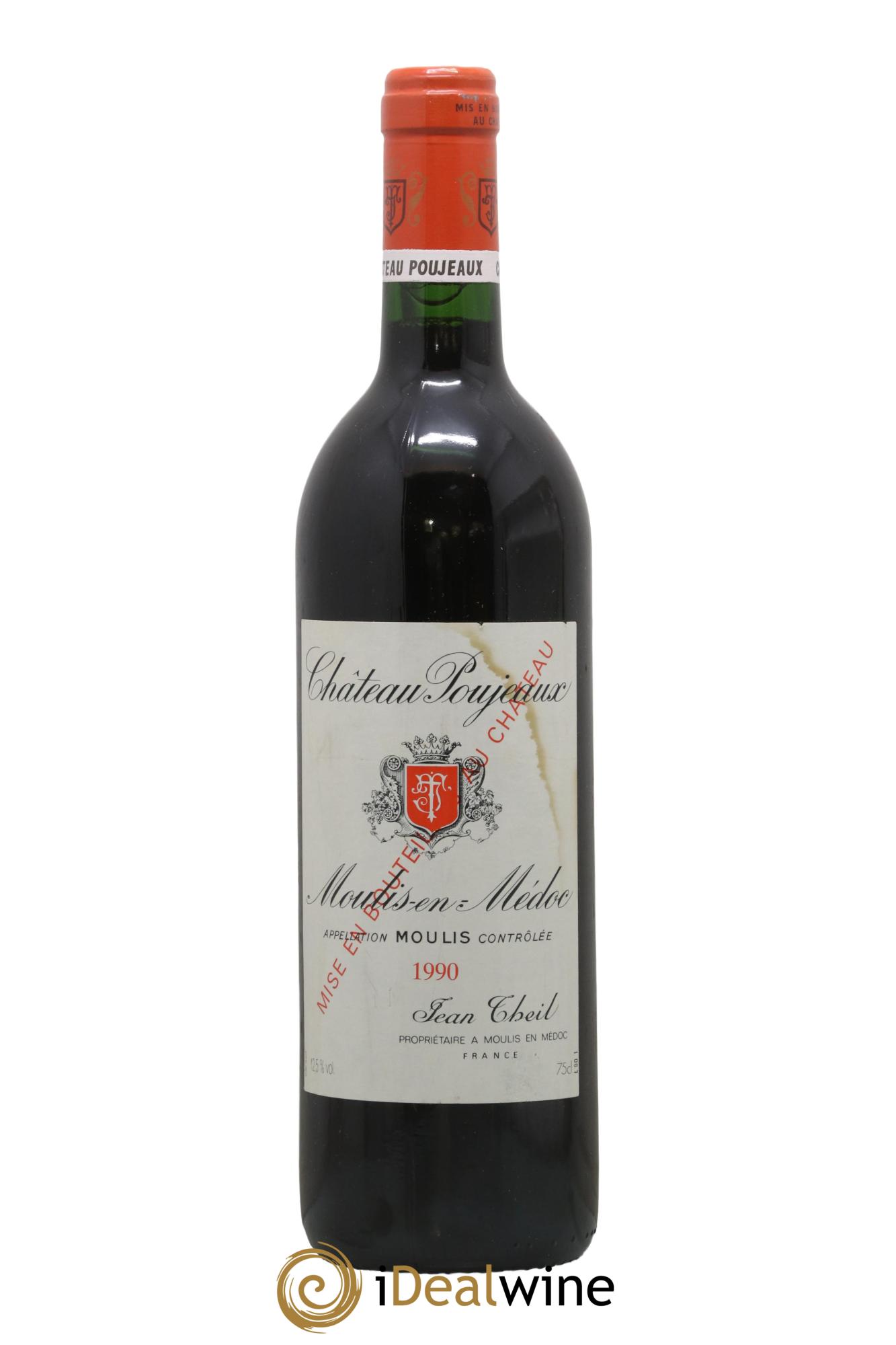 Château Poujeaux 1990 - Lot of 1 bottle - 0