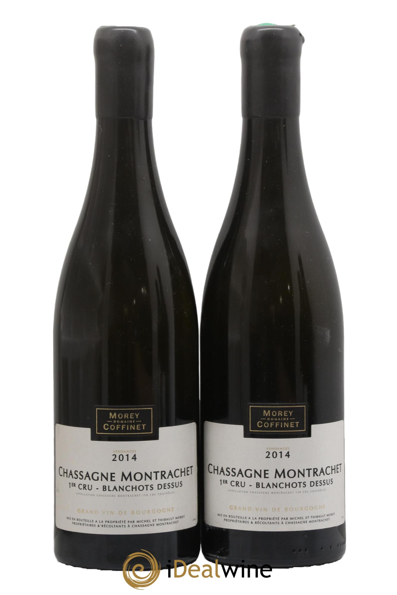 Chassagne-Montrachet 1er Cru Blanchot Dessus Morey-Coffinet (Domaine) 2014 - Lot de 2 bouteilles - 0