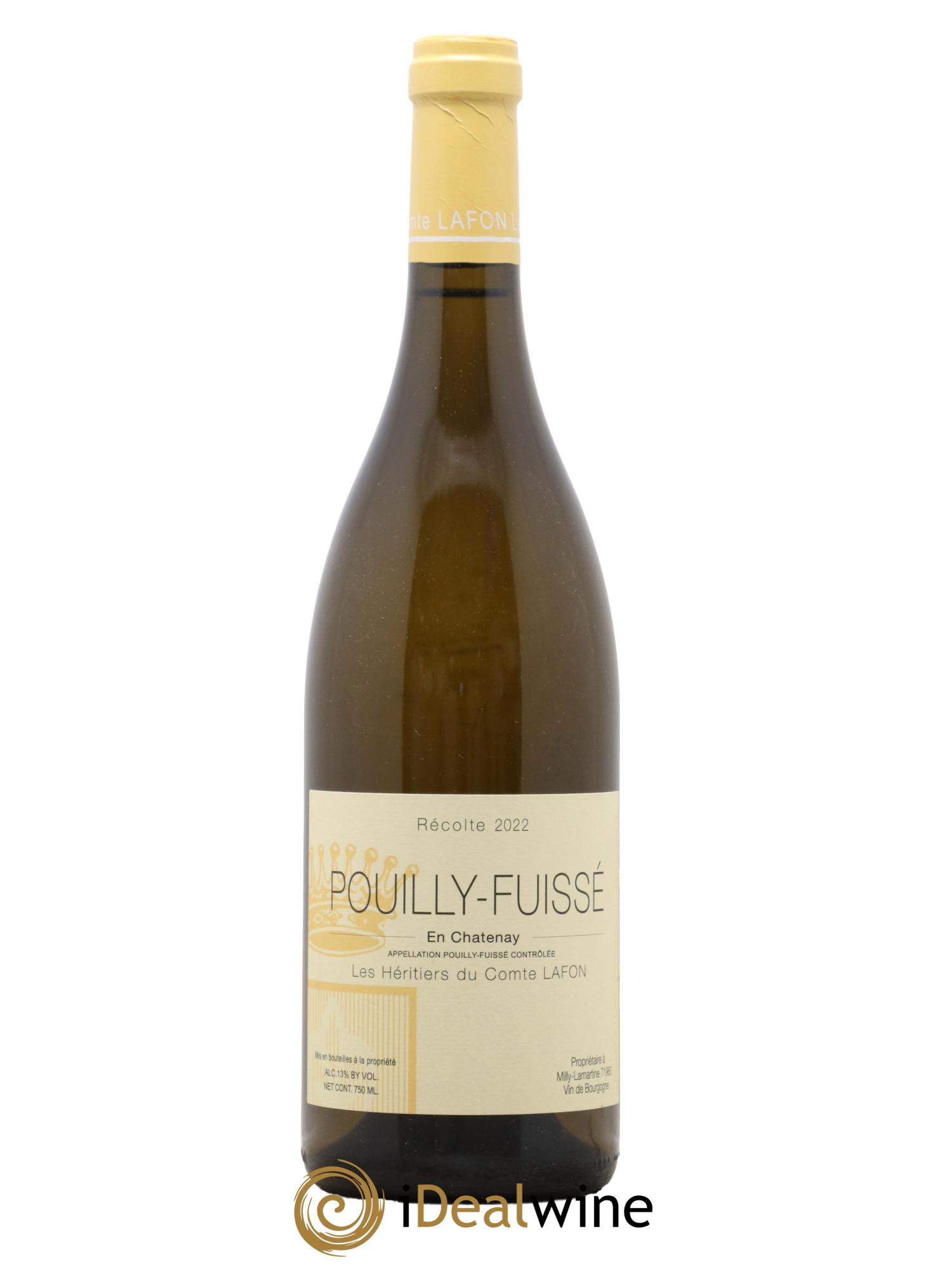 Pouilly-Fuissé En Chatenay Les Héritiers du Comte Lafon 2022 - Lot de 1 bouteille - 0