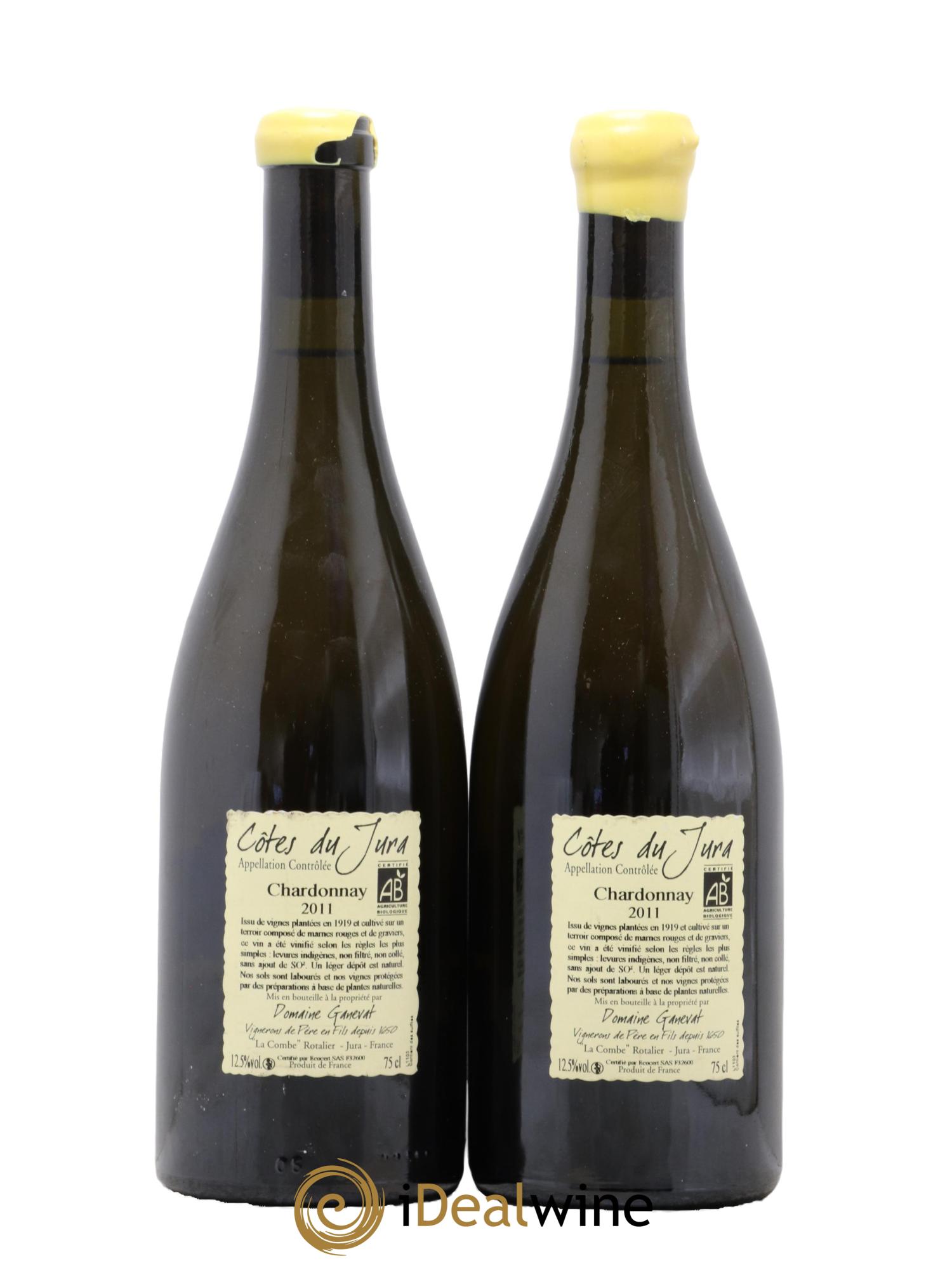 Côtes du Jura Les Grands Teppes Vieilles Vignes Jean-François Ganevat (Domaine) 2011 - Lot de 2 bouteilles - 1