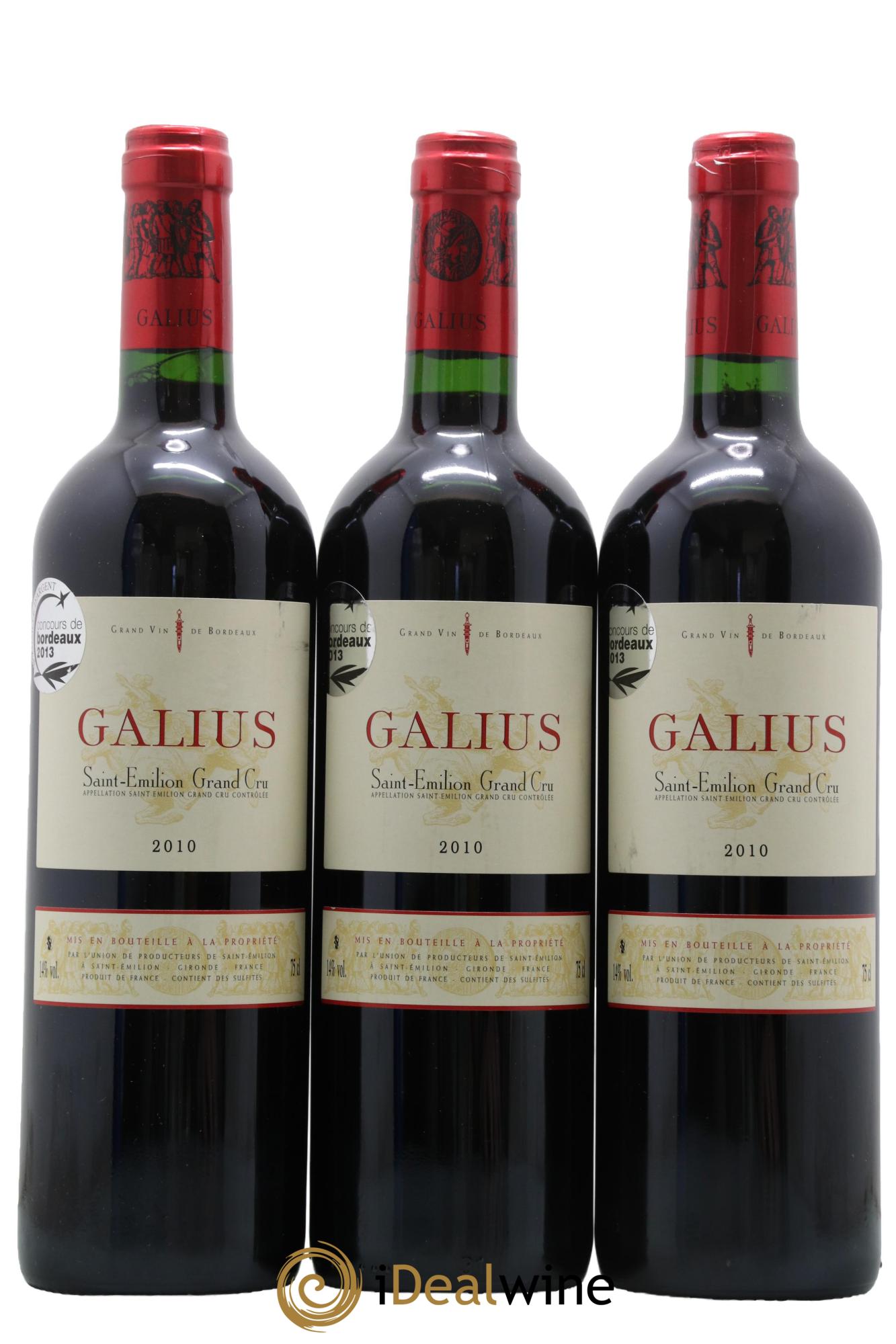 Château Galius 2010 - Posten von 3 Flaschen - 0