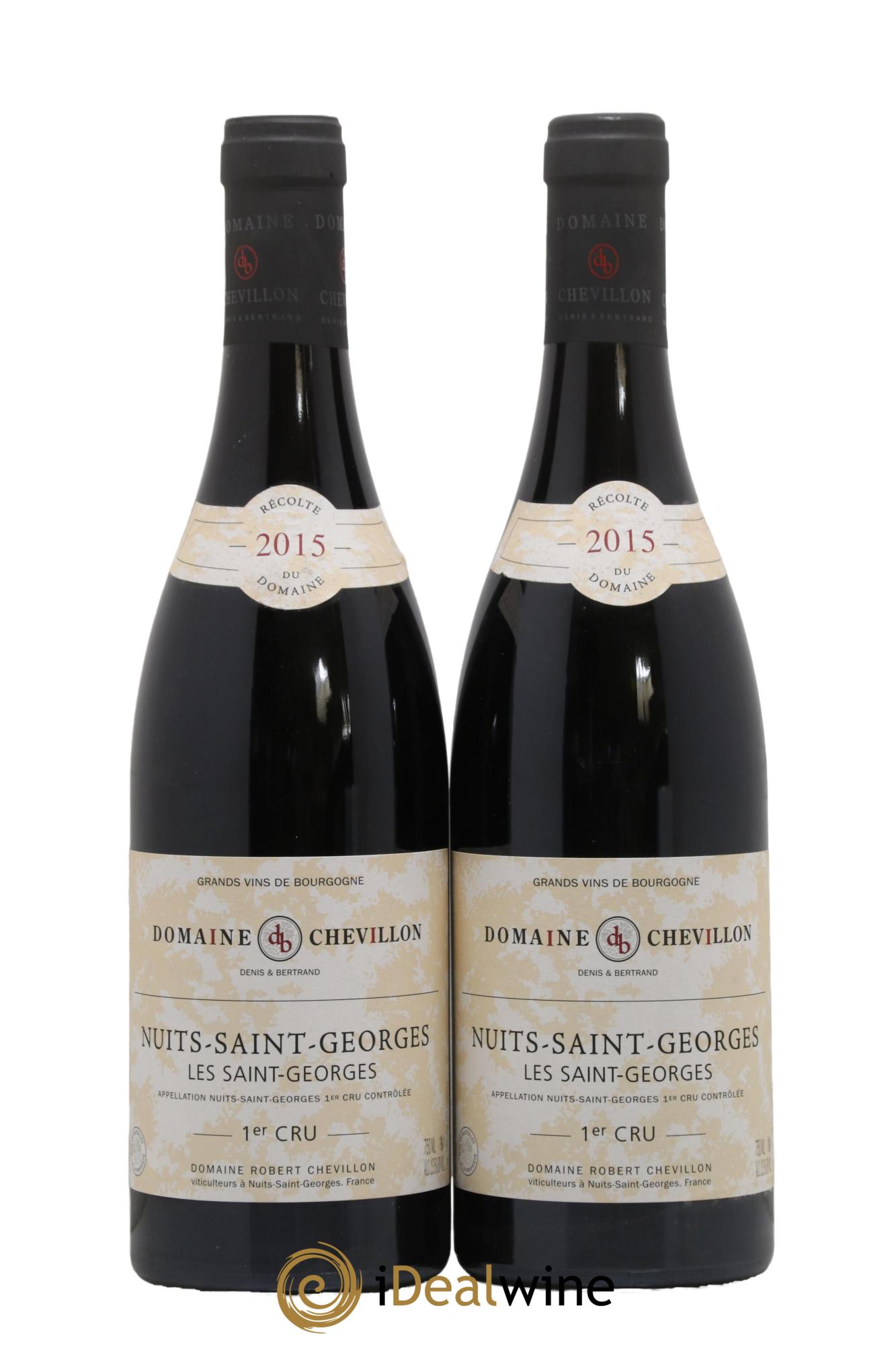Nuits-Saint-Georges 1er Cru Les Saint Georges Robert Chevillon 2015 - Lot de 2 bouteilles - 0
