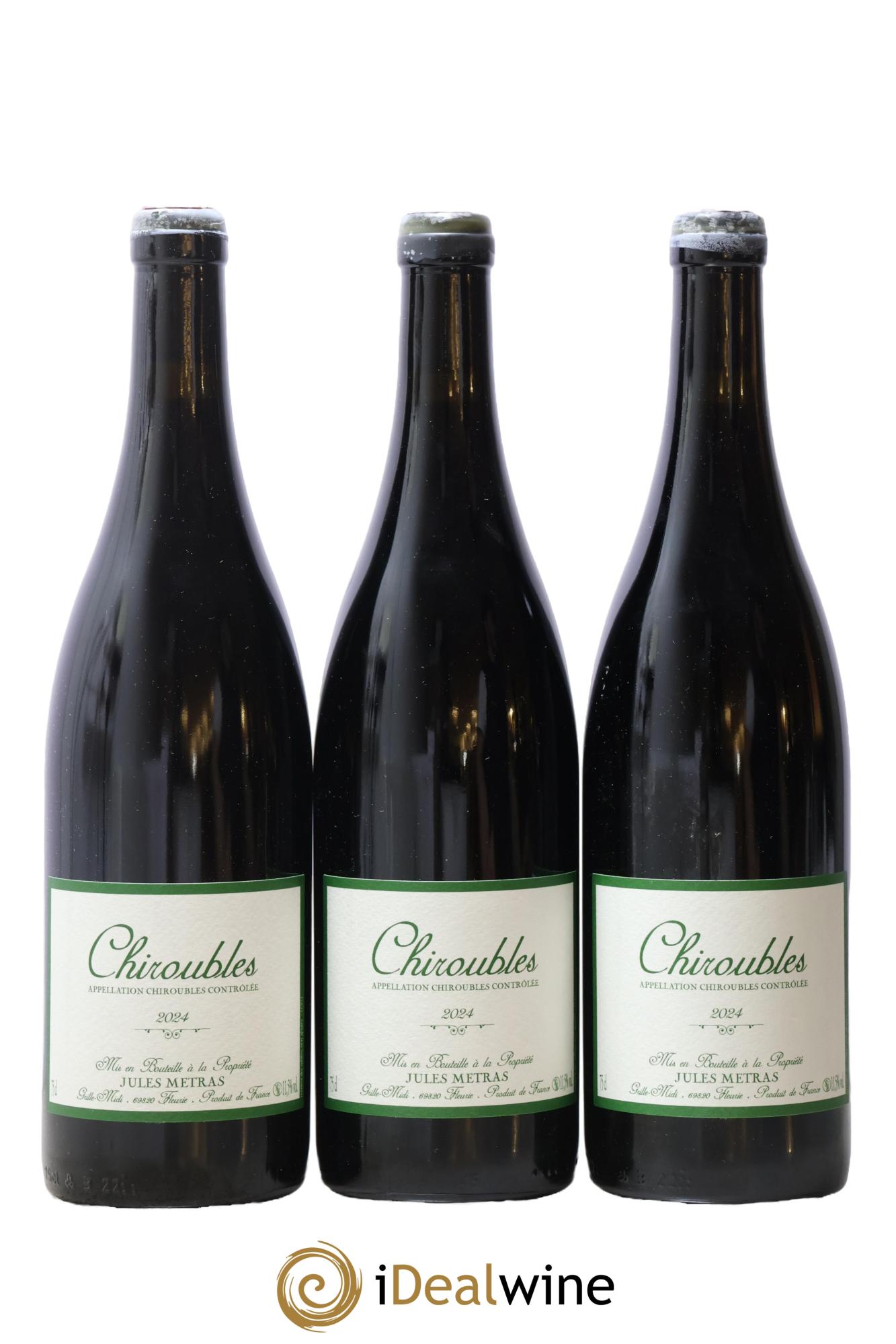 Chiroubles Jules Métras (Domaine) 2024 - Lot de 3 bouteilles - 0