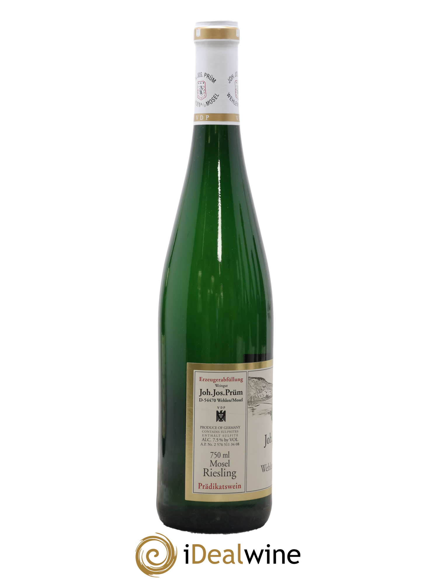 Riesling Joh. Jos. Prum Wehlener Sonnenuhr Auslese 2007 - Lot de 1 bouteille - 1